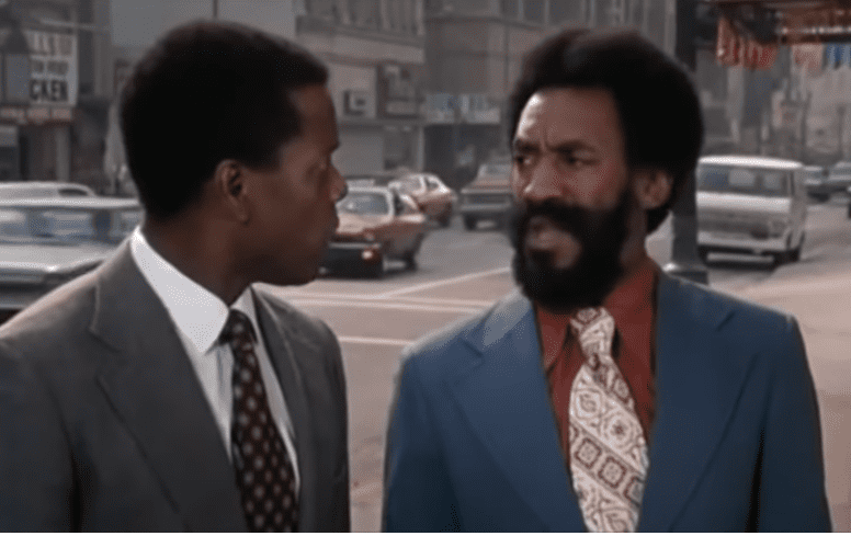 A visually captivating still taken from a pivotal moment in the film Uptown Saturday Night (1974)