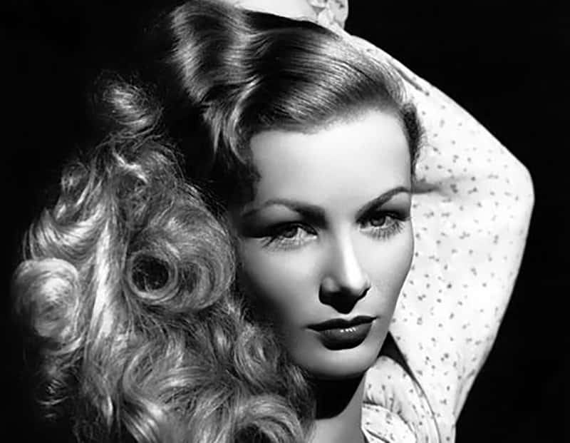 Veronica Lake in white top 