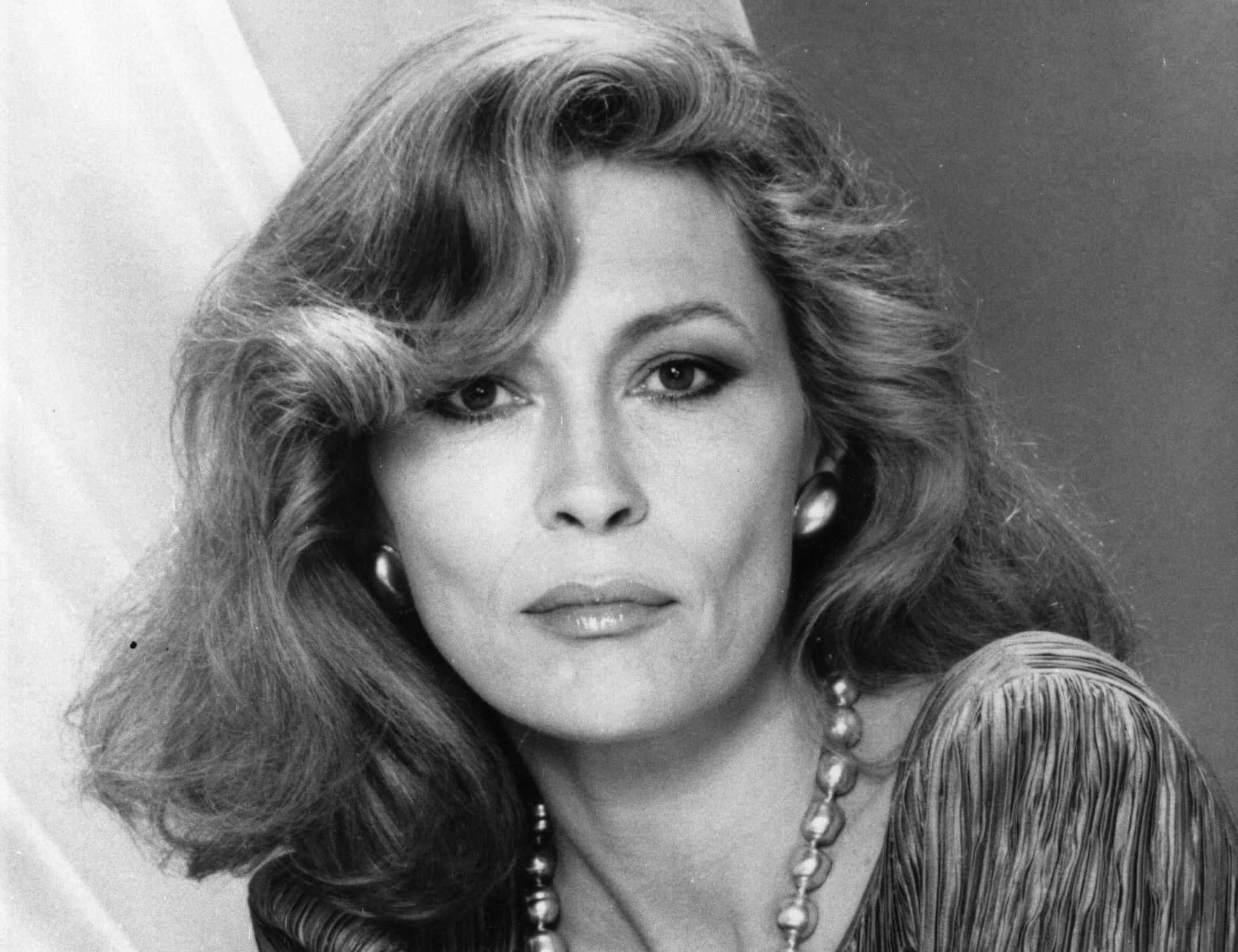 American actress Faye Dunaway
