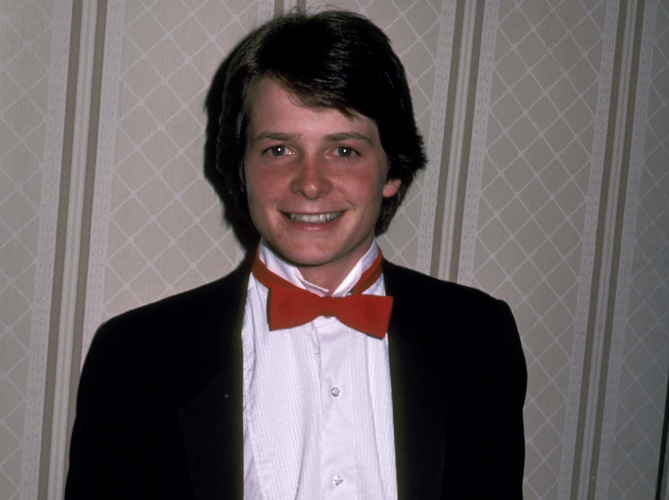 Michael J. Fox in tuxedo