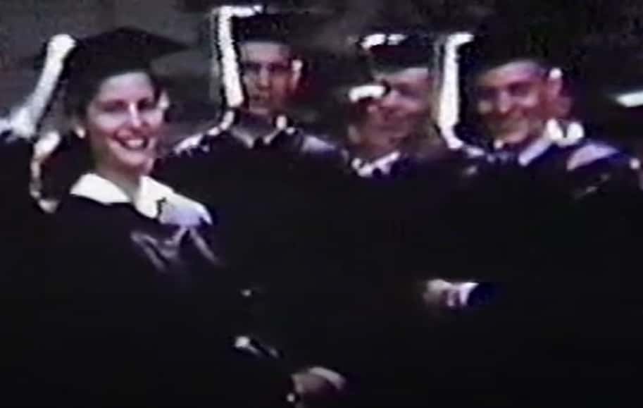 Ruth Bader Ginsburg at graduation