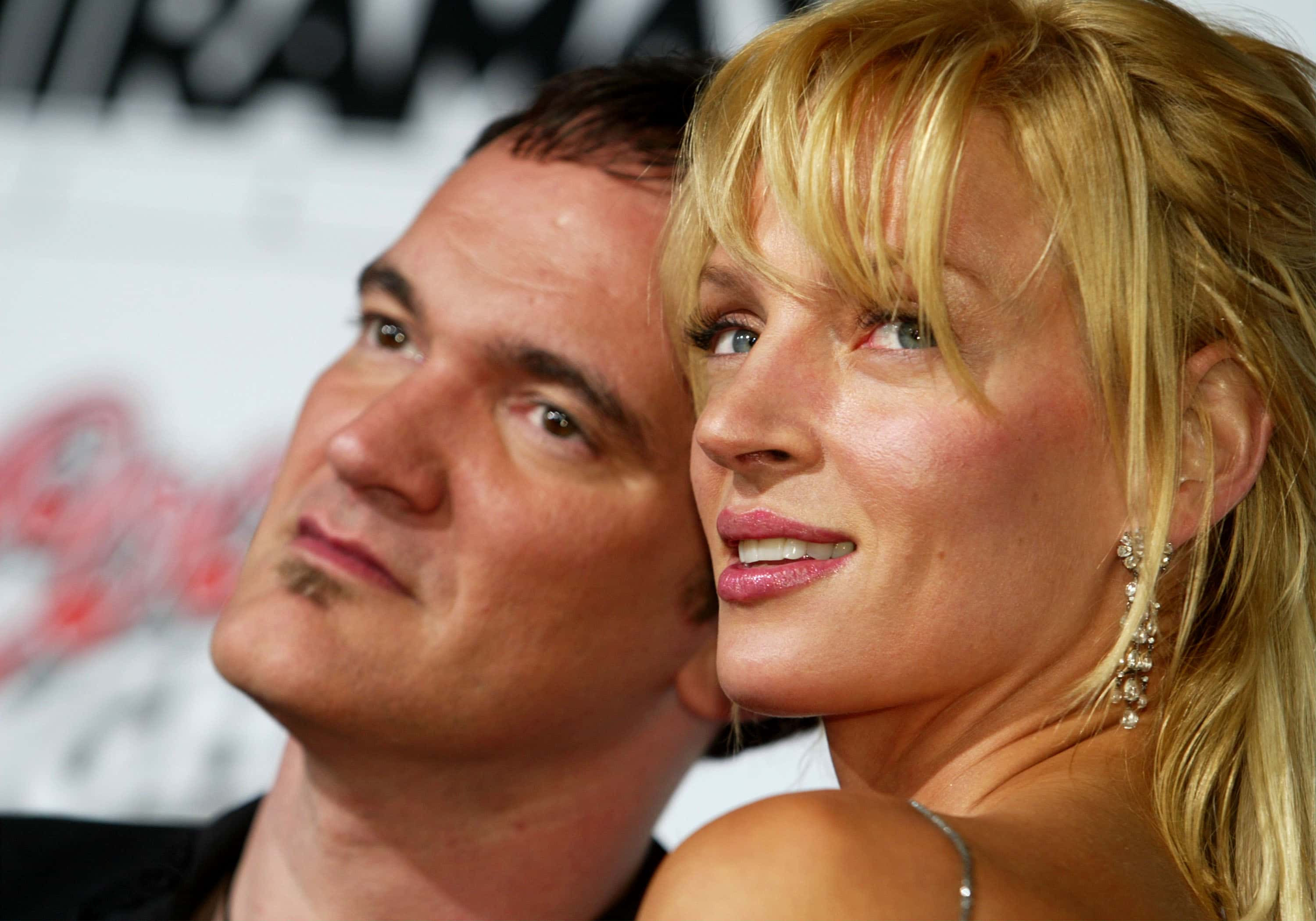 Quentin Tarantino and actress Uma Thurman