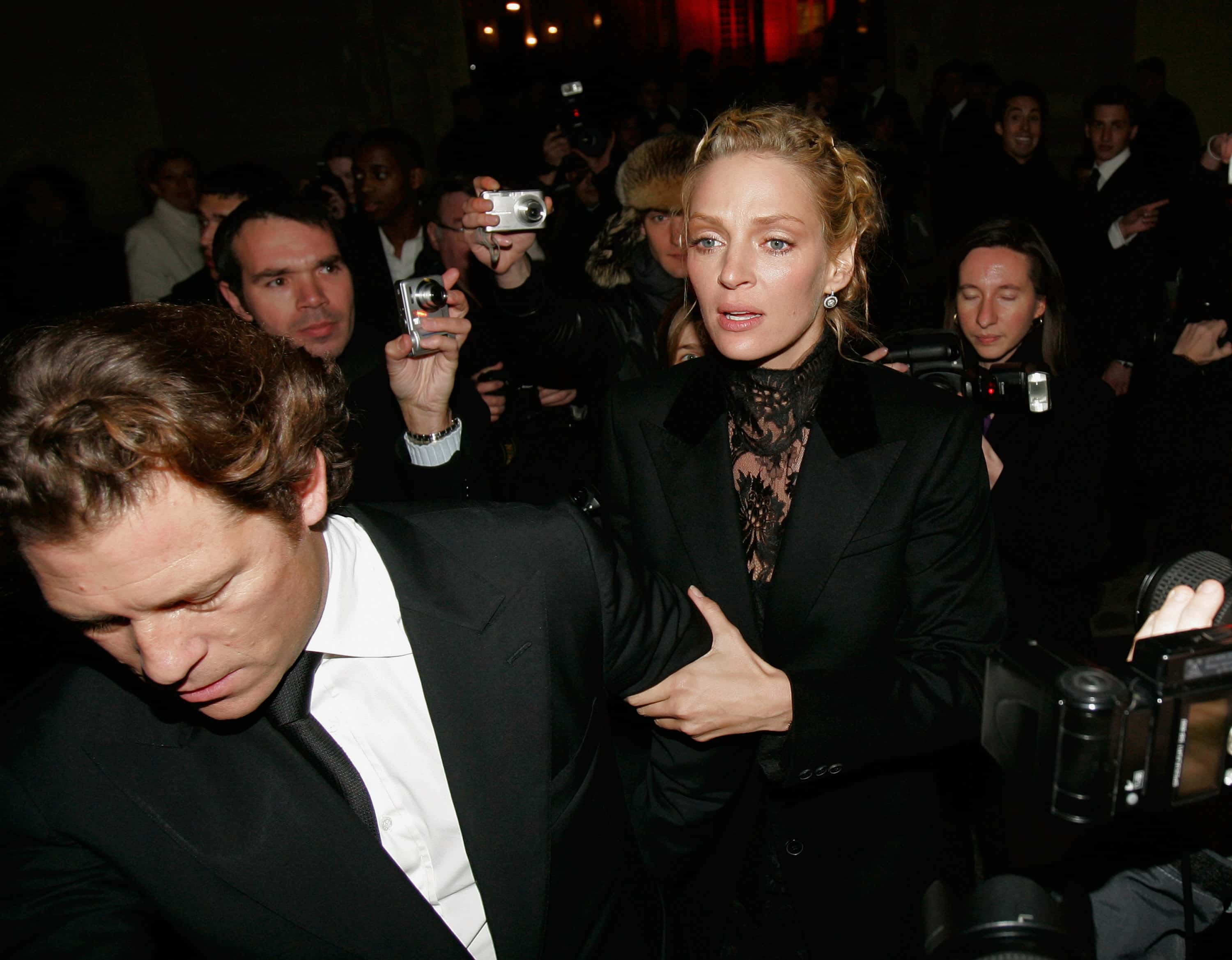 Uma Thurman and partner financier Arpad Busson