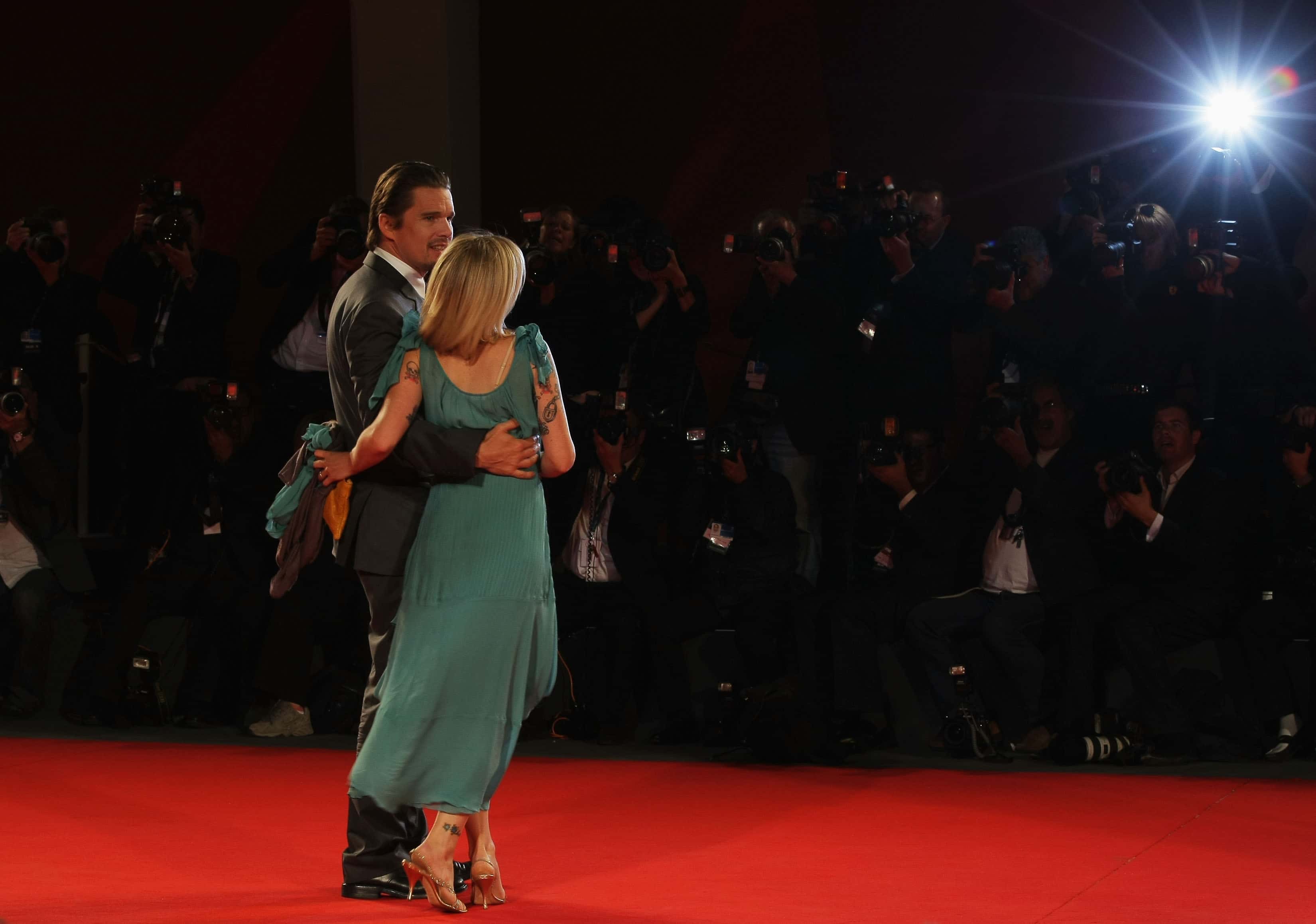 Actor Ethan Hawke and his wife Ryan Shawhughes