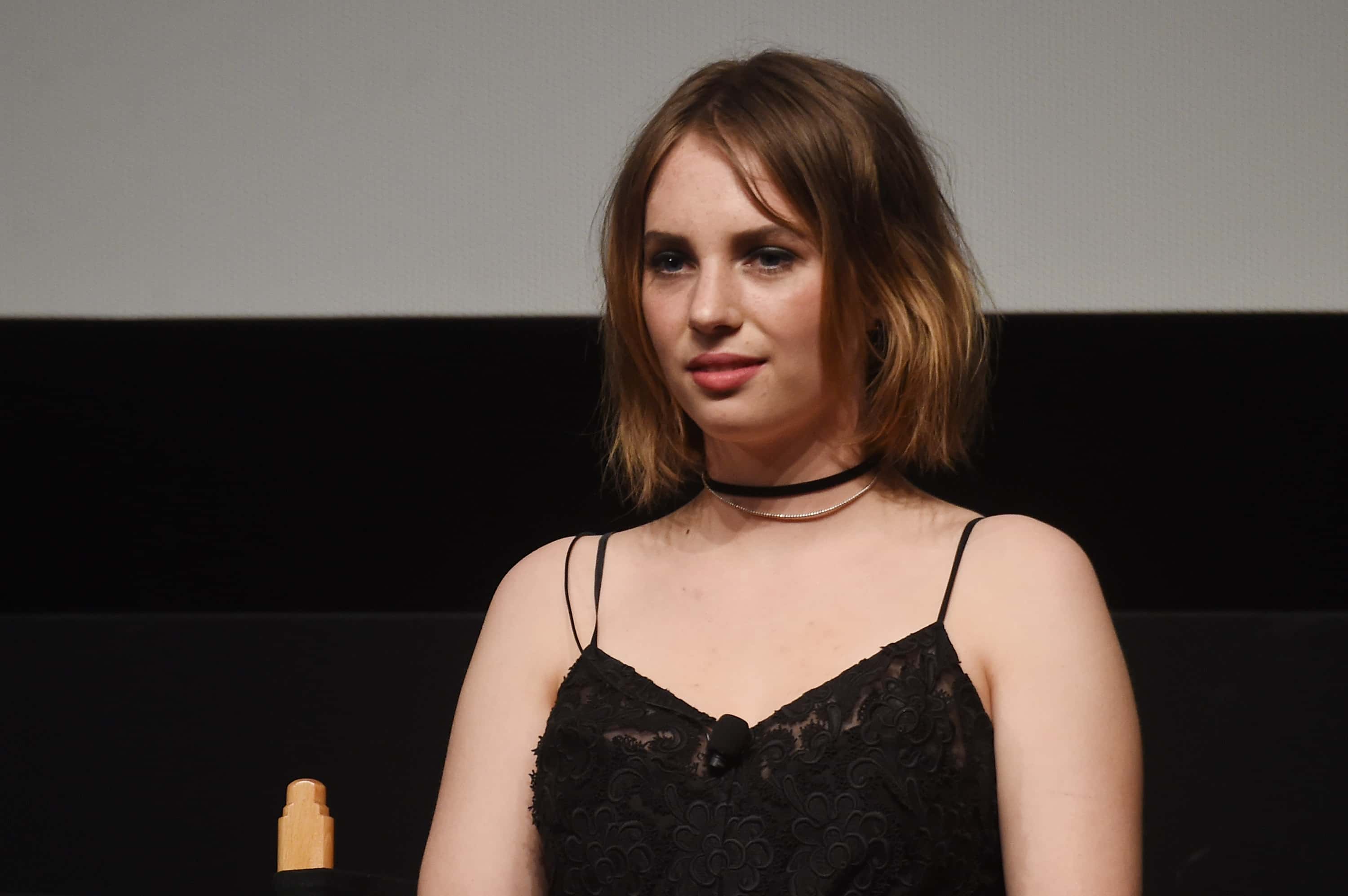 Maya Hawke speaks onstage