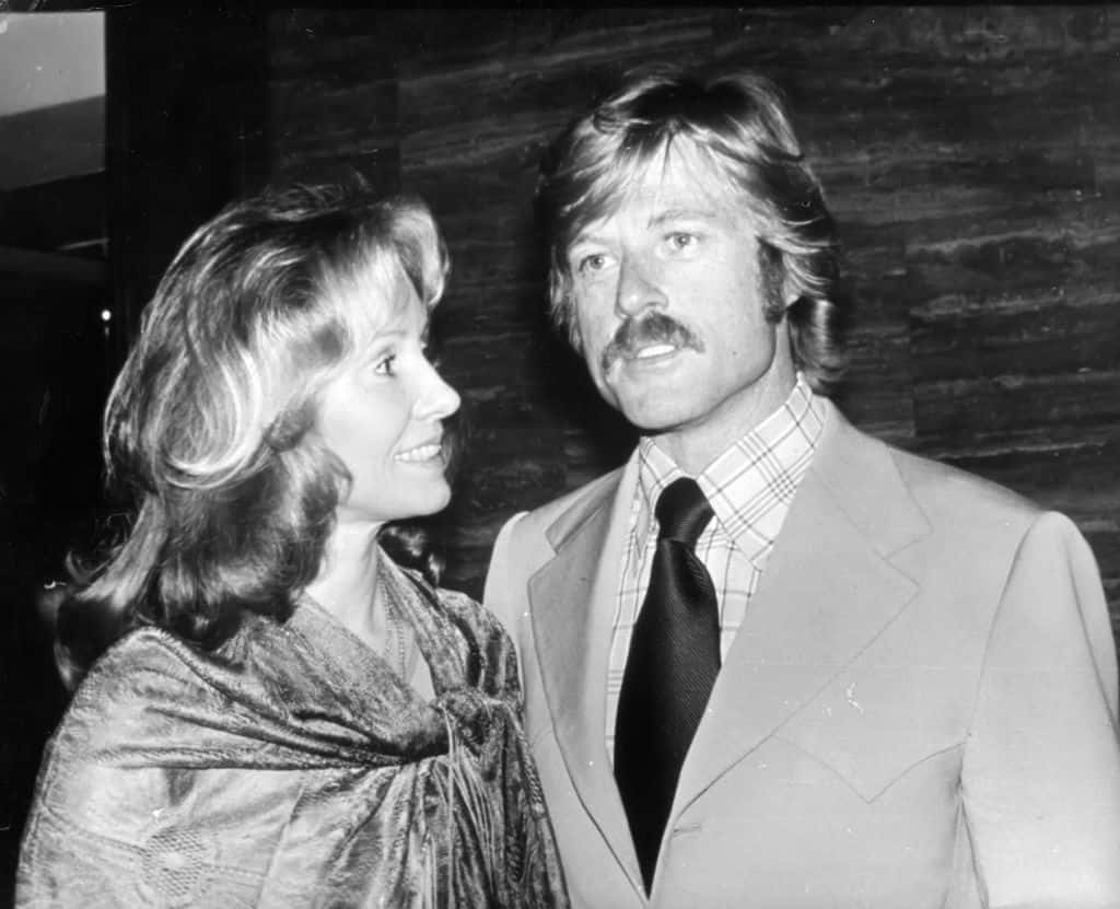 Robert Redford and wife Lola Van Wagenen