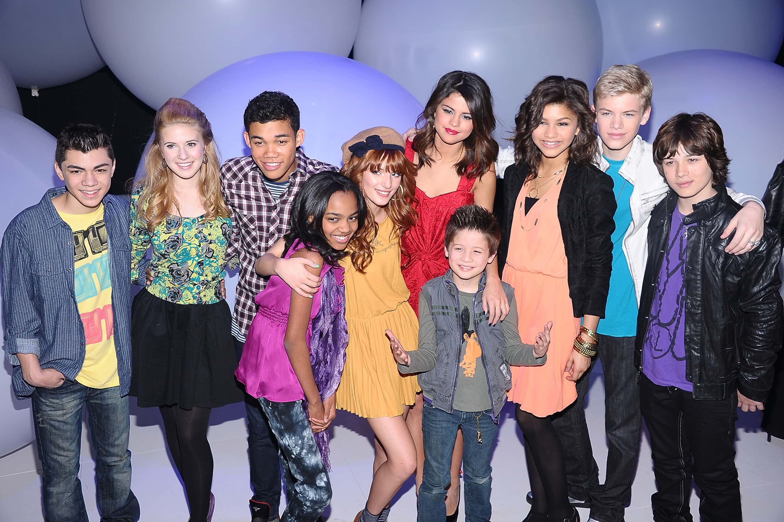 Adam Irigoyen, Caroline Sunshine, Roshon Fegan, China Anne McClain, Bella Thorne, Selena Gomez, Davis Cleveland, Zendaya Coleman, Kenton Duty and Leo Howard 