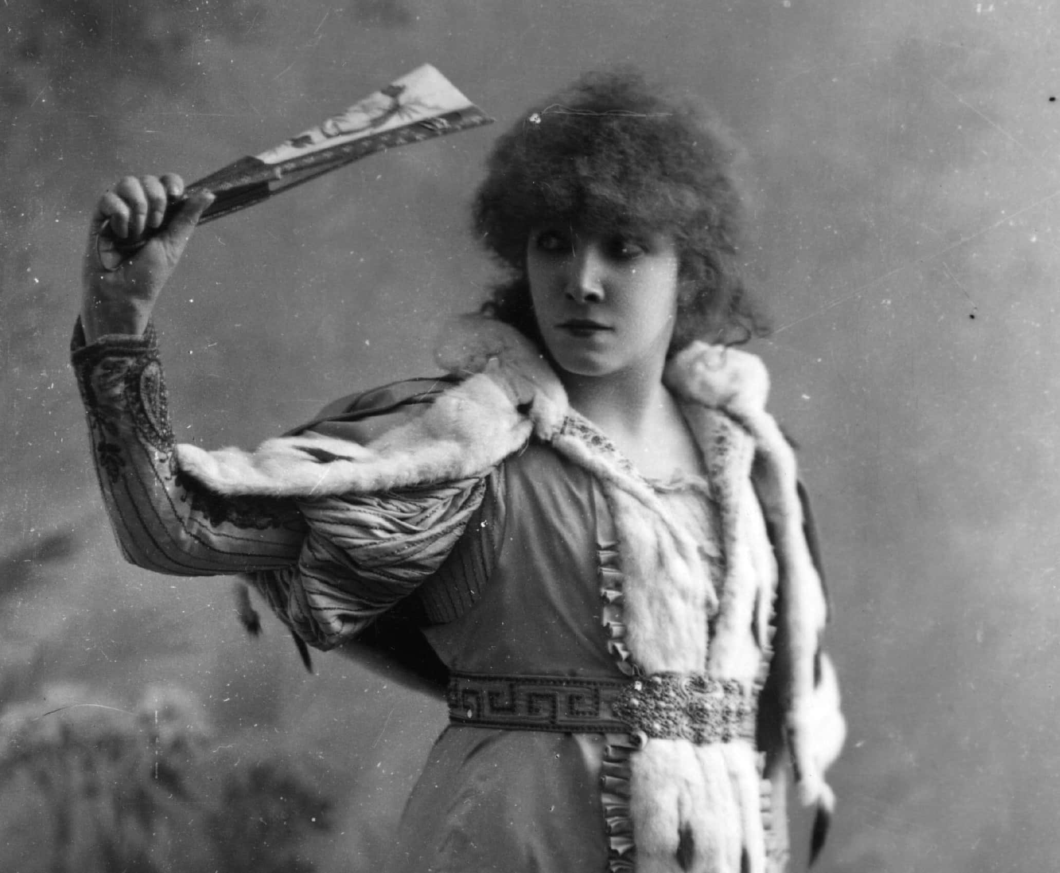 Sarah Bernhardt in La Tosca