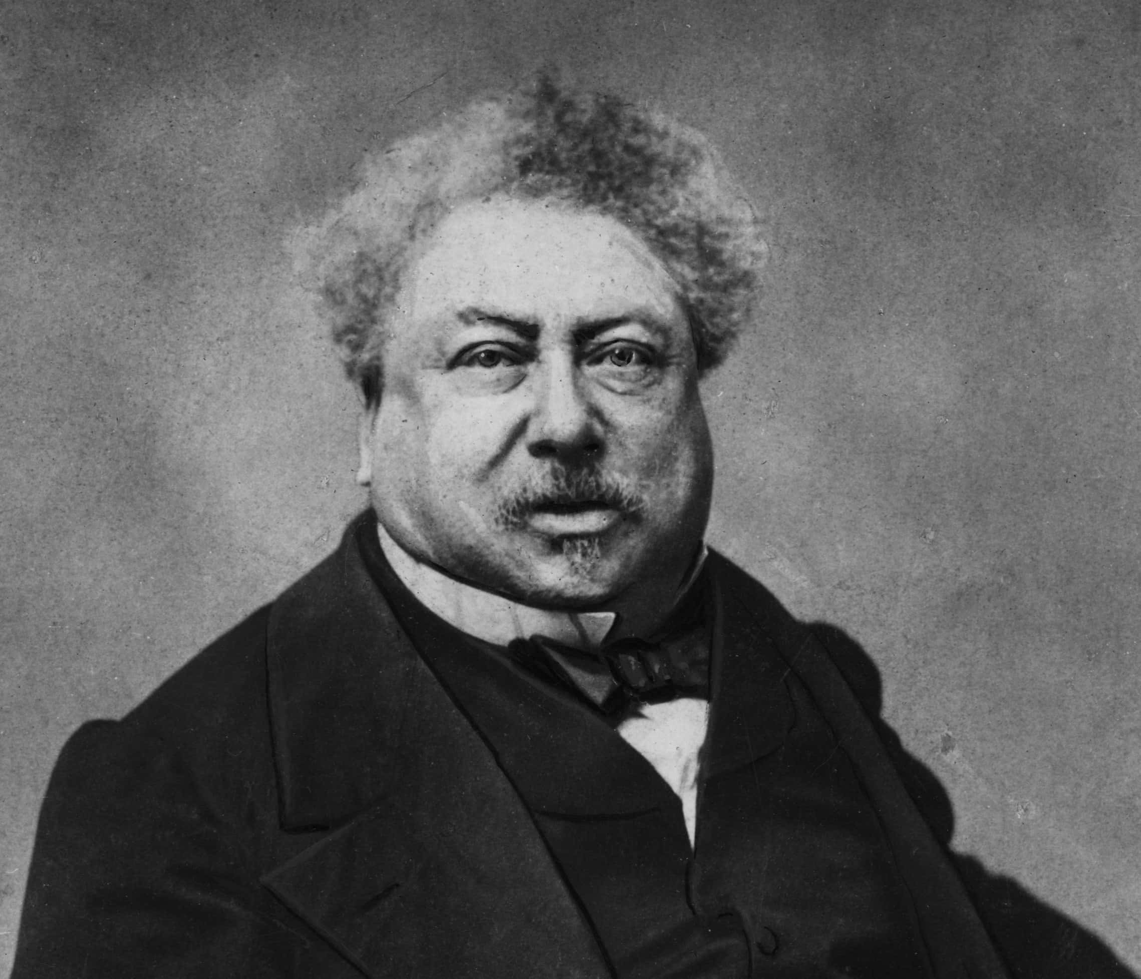 Alexandre Dumas in suit 