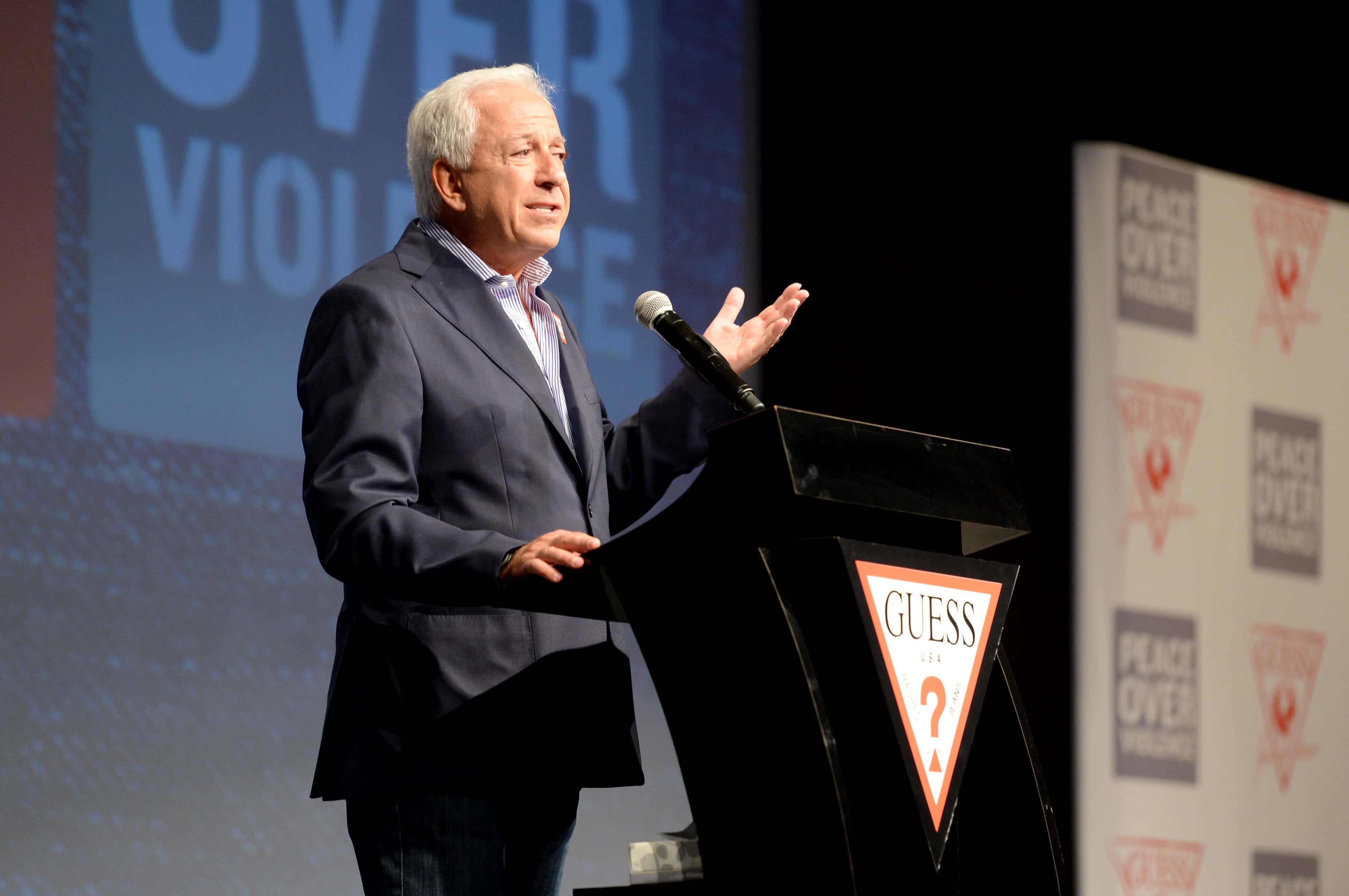 Paul Marciano speaks onstage