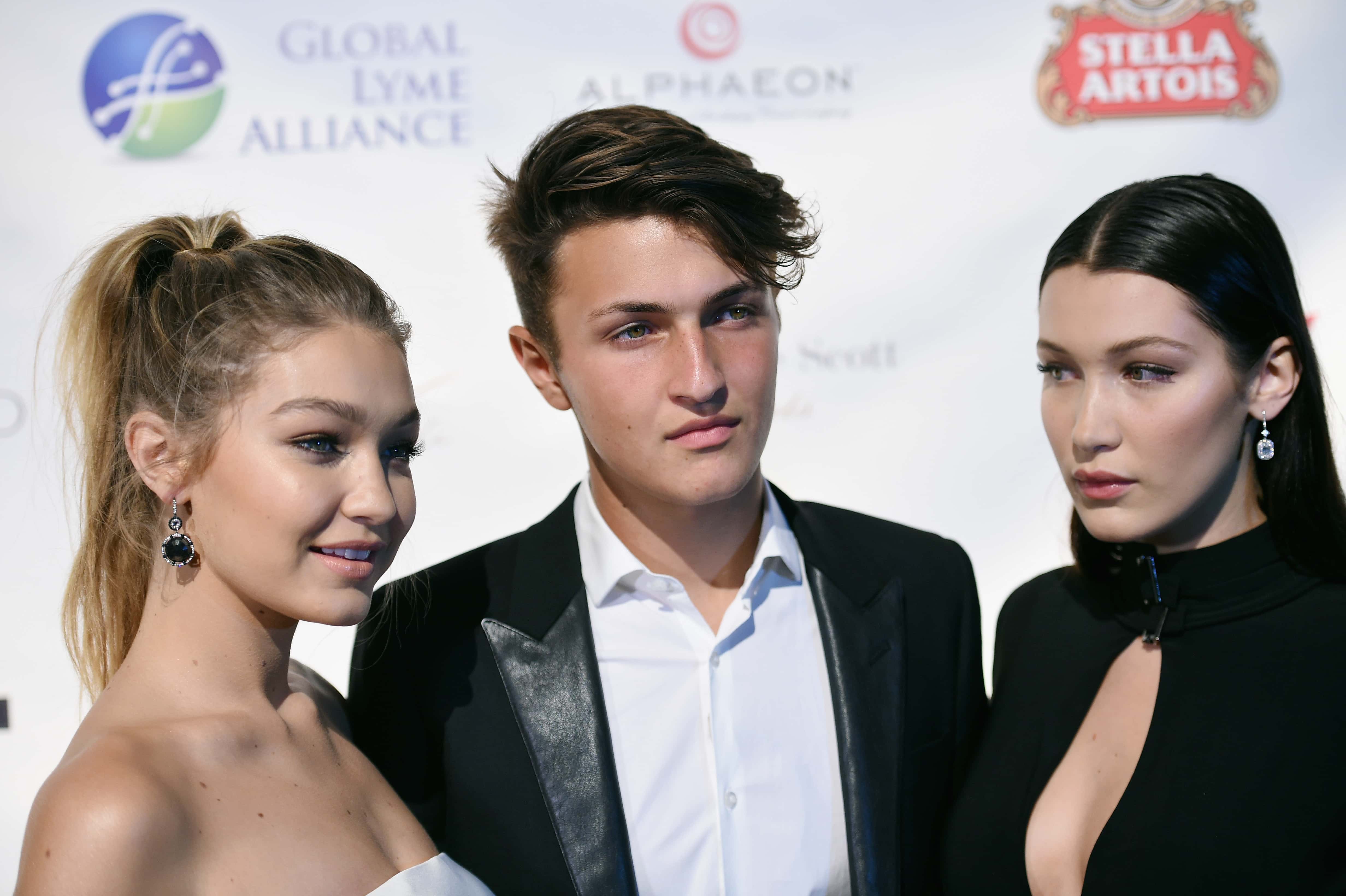 Gigi Hadid, Anwar Hadid and Bella Hadid