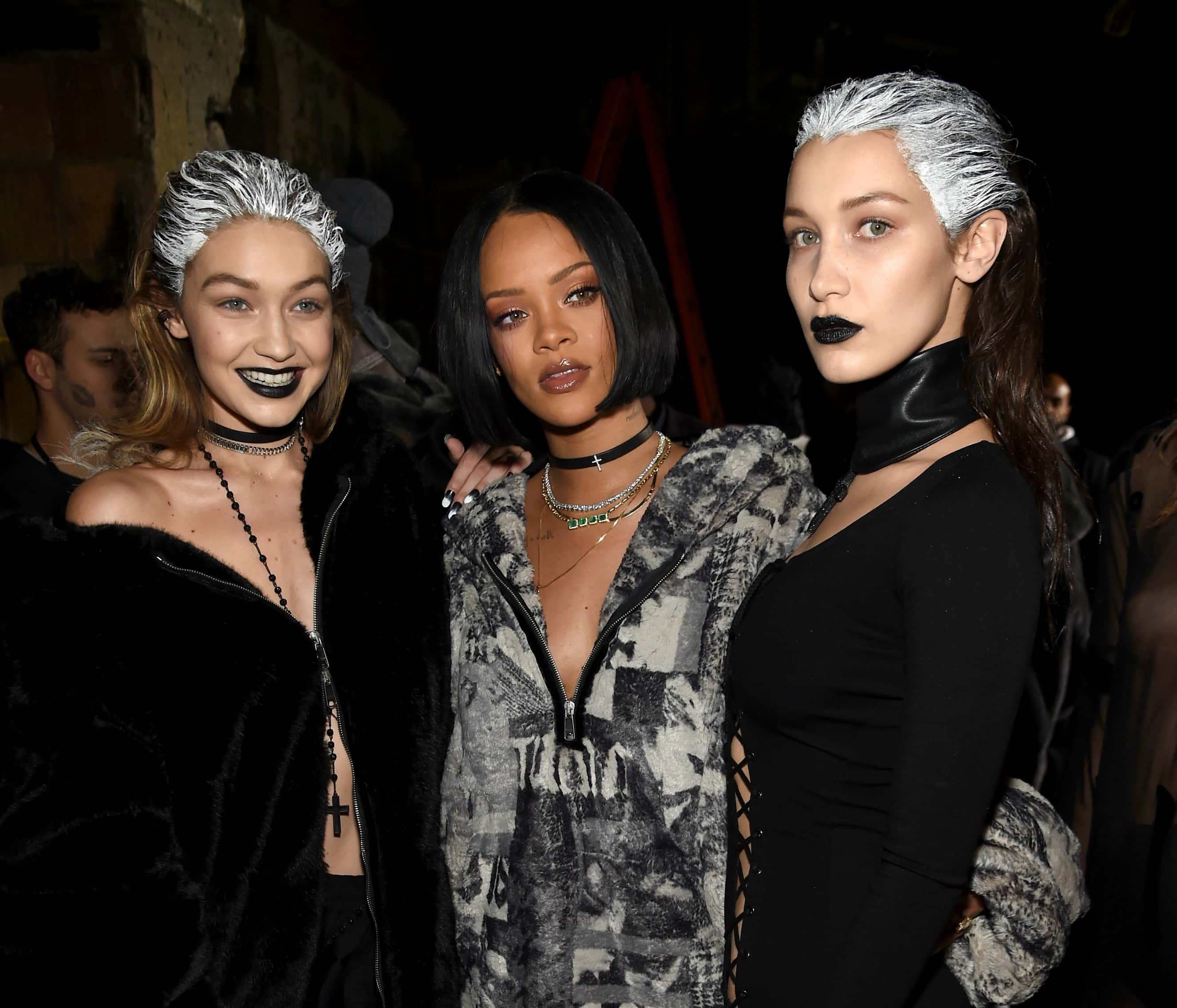 Gigi Hadid, Rihanna and Bella Hadid