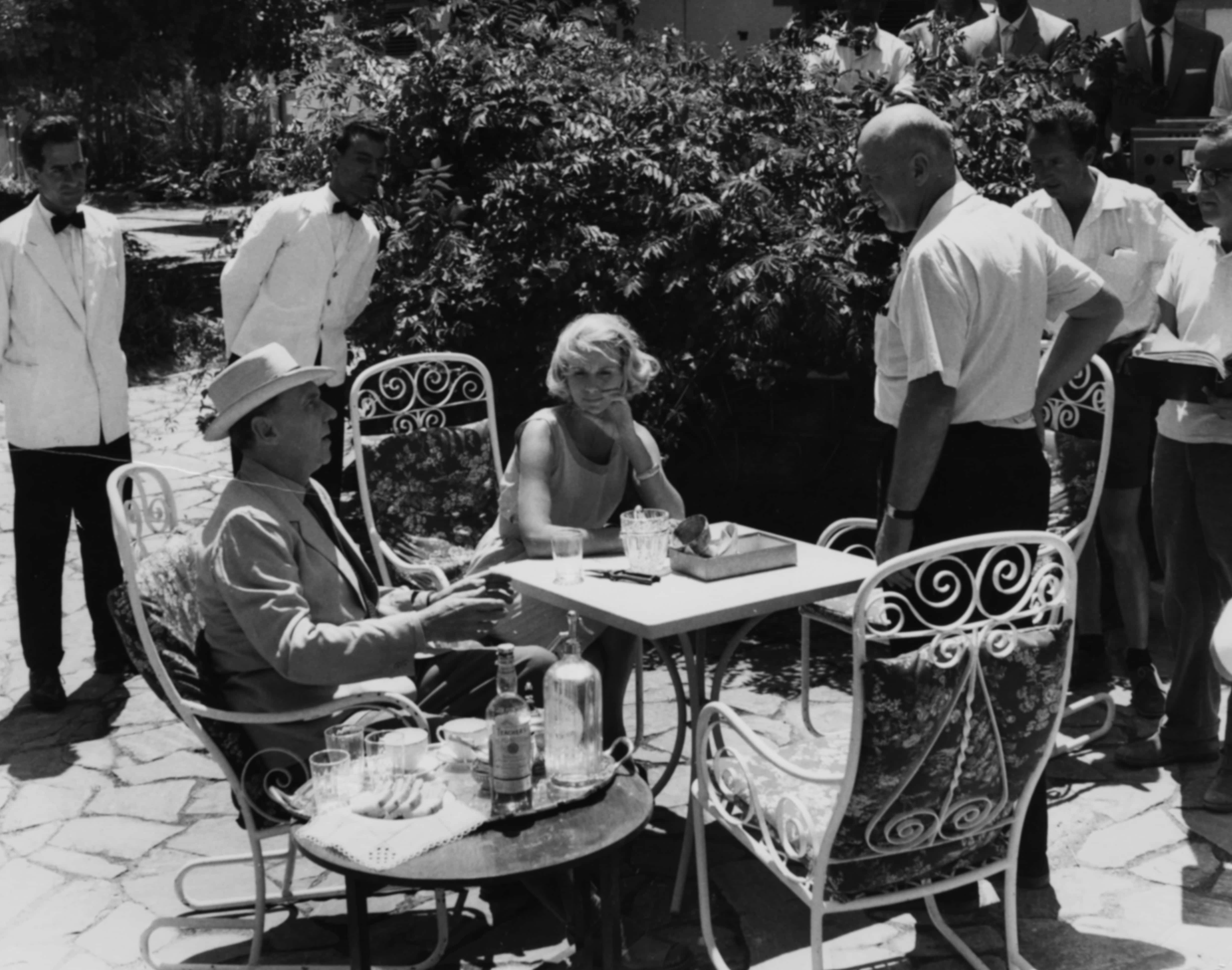 Sir Ralph Richardson, Eve Marie Saint And Otto Preminger