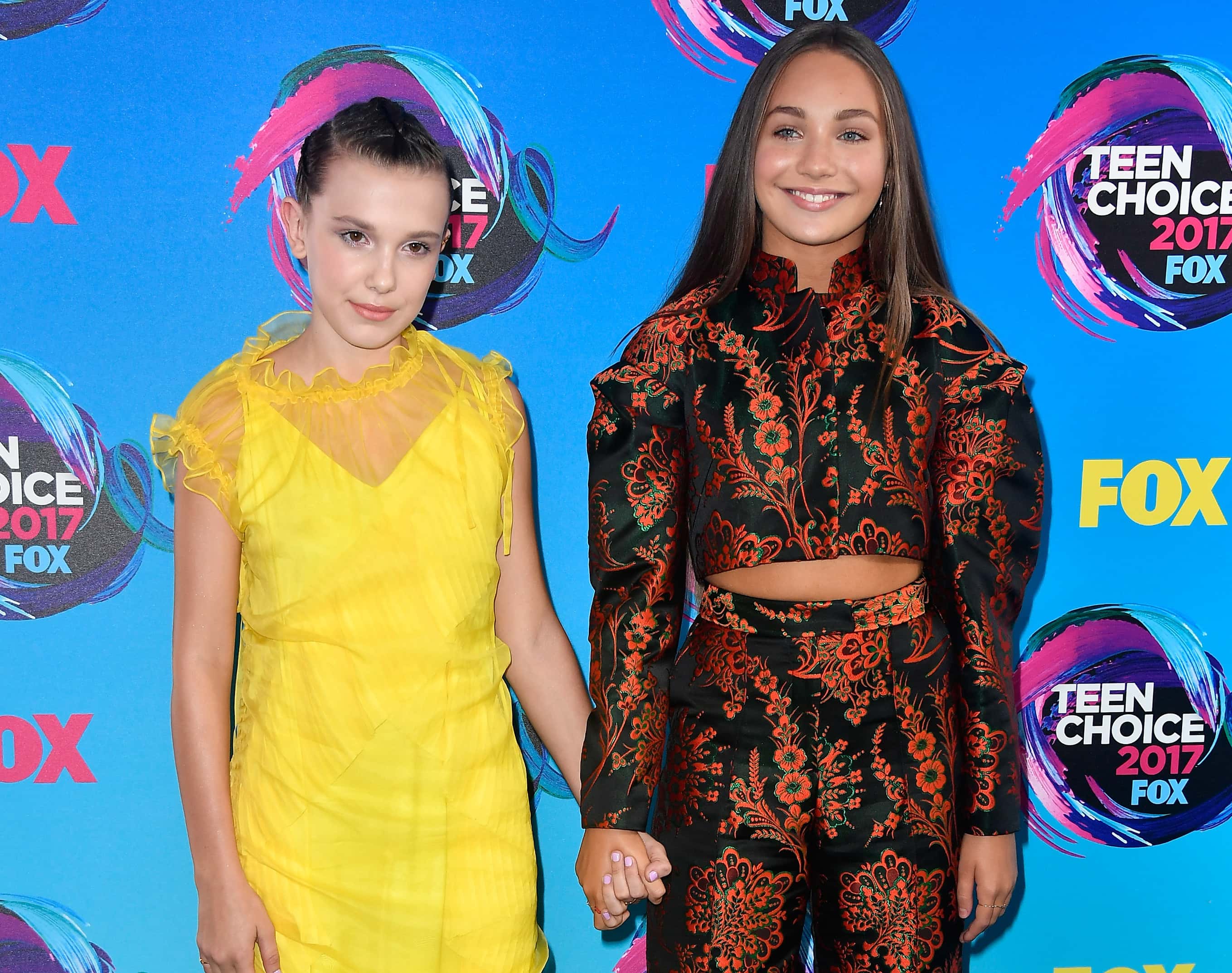 Millie Bobby Brown and Maddie Ziegler 