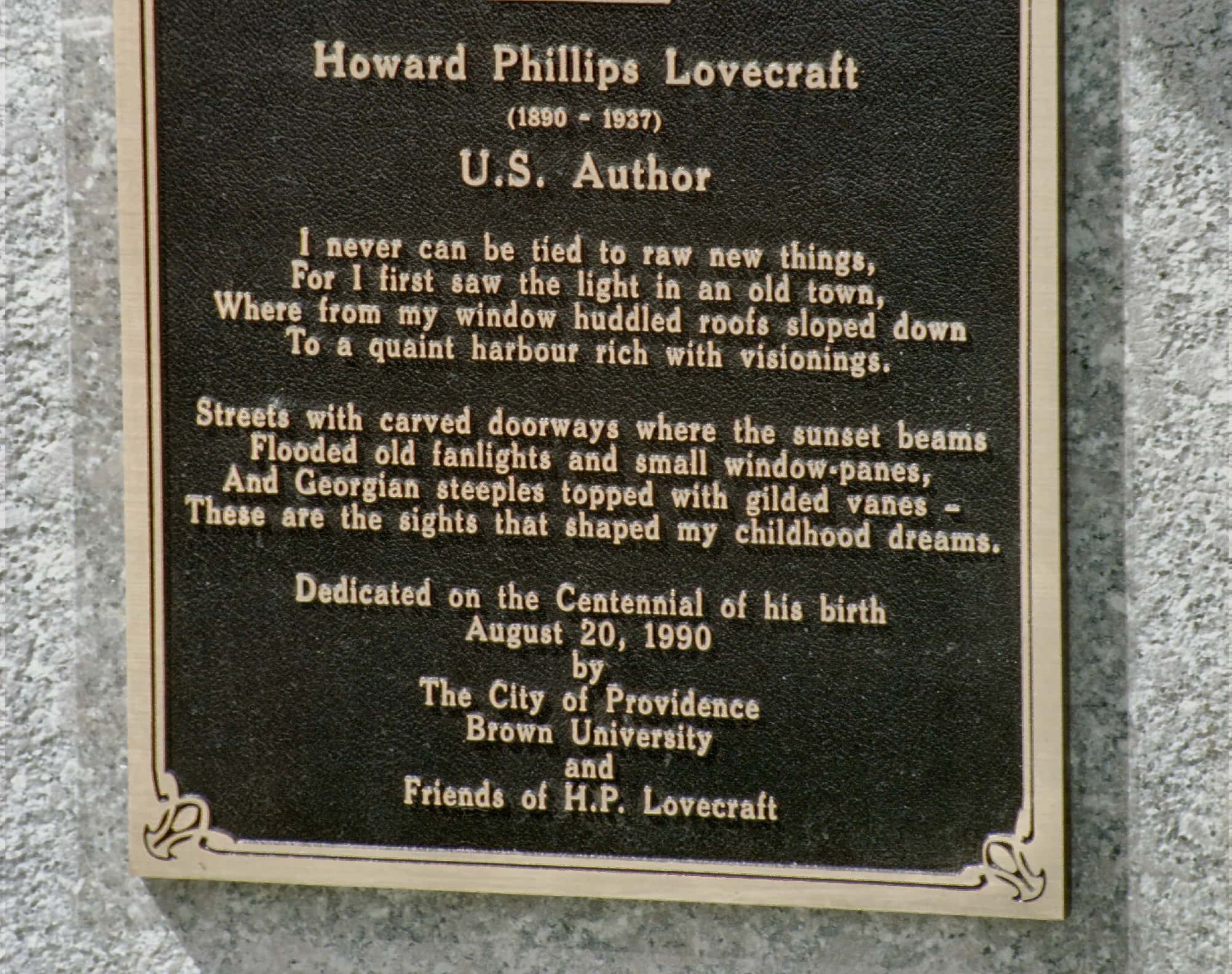 H.P. Lovecraft facts
