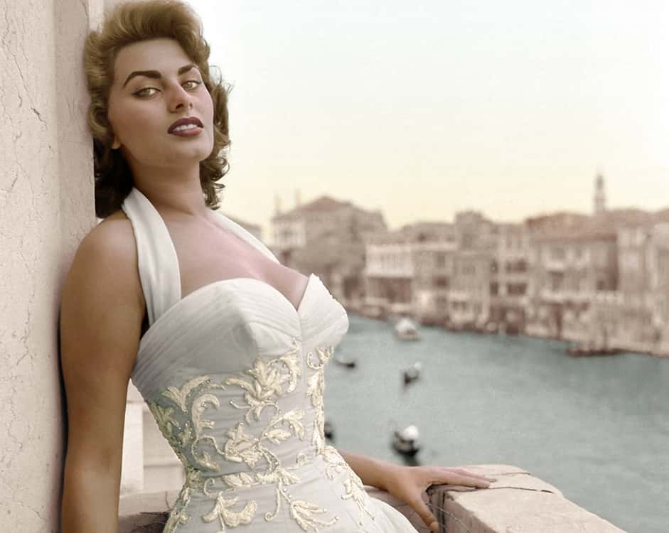 Sophia Loren in Venice, 1955