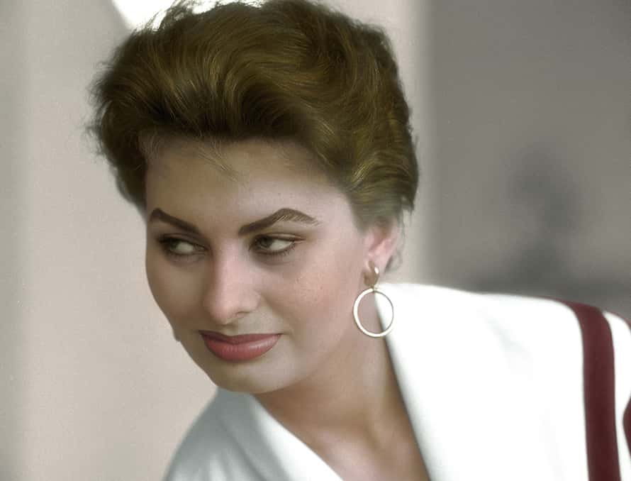 Sophia Loren at film festival in Cannes
