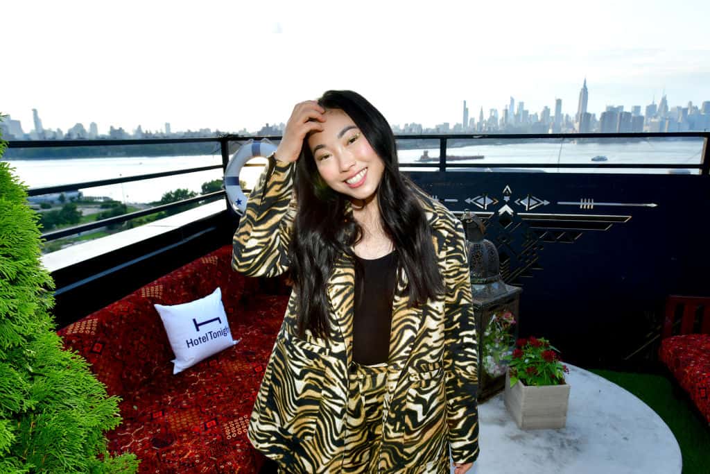 Awkwafina hosts HotelTonight Party on the rooftop of The Williamsburg Hotel