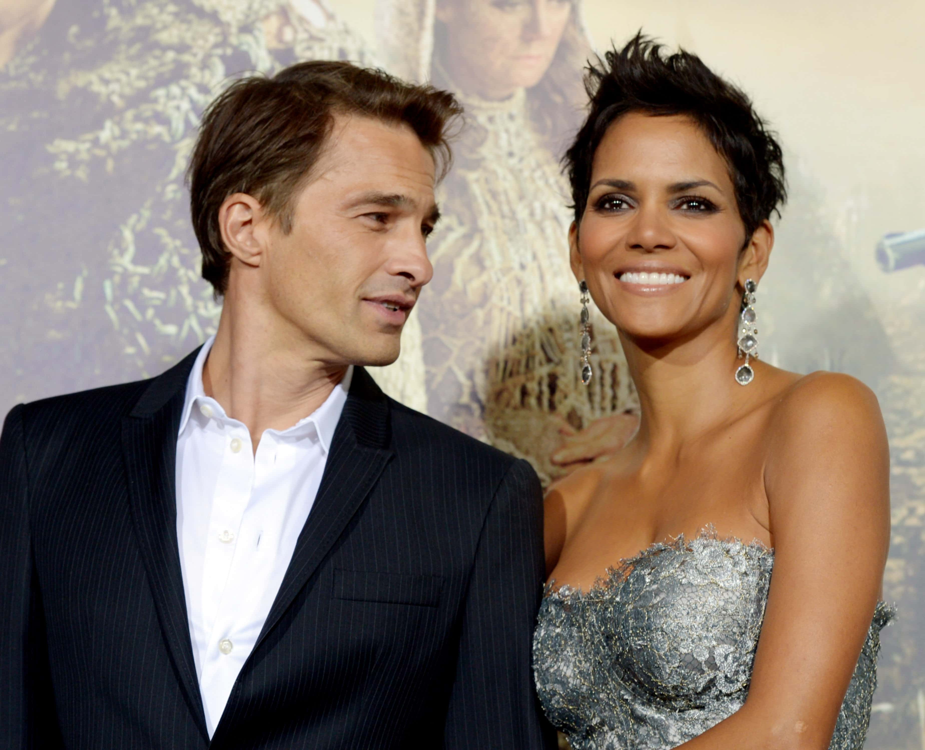 Actress Halle Berry and actor Olivier Martinez