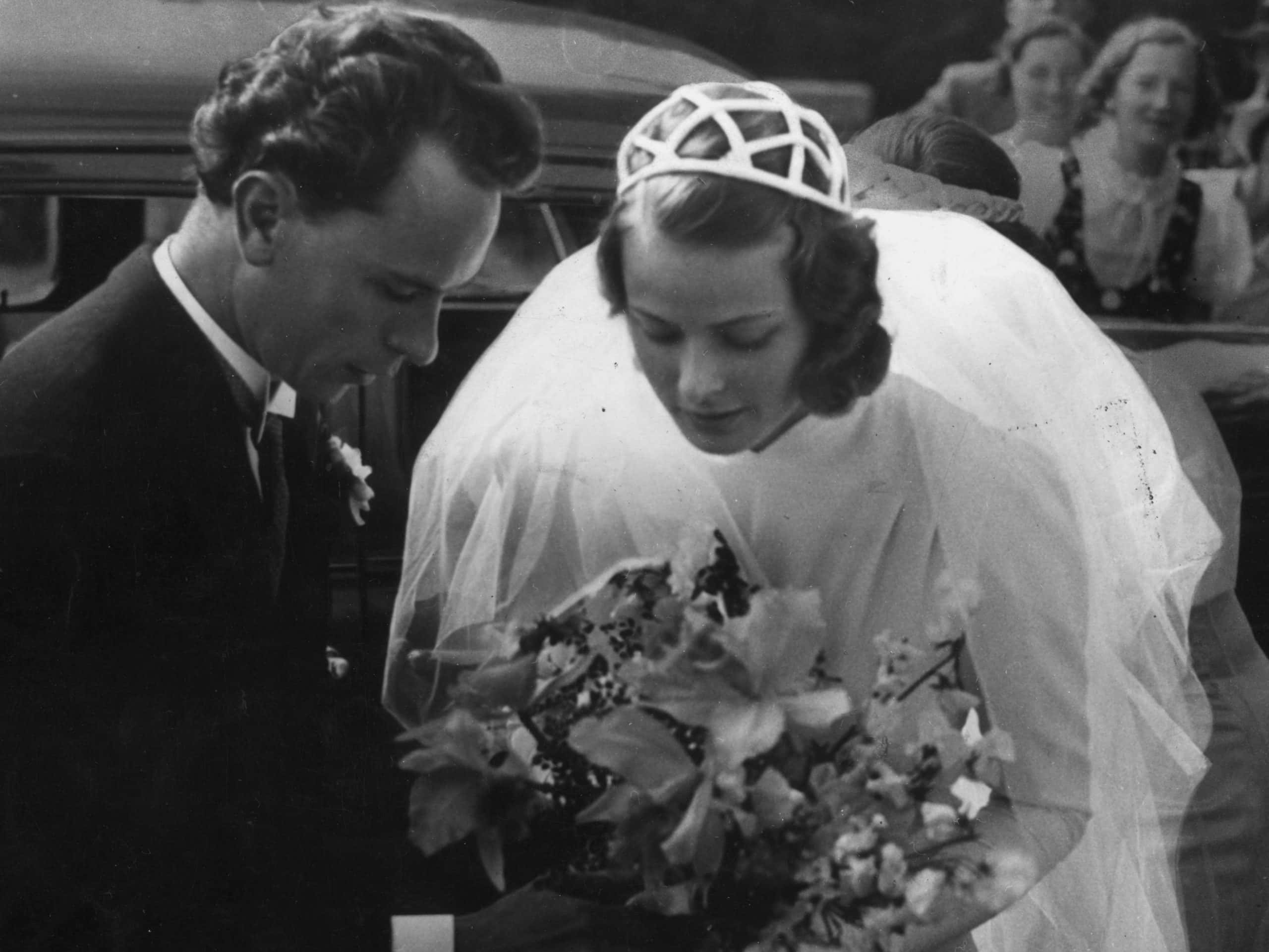 Ingrid Bergman in wedding dress