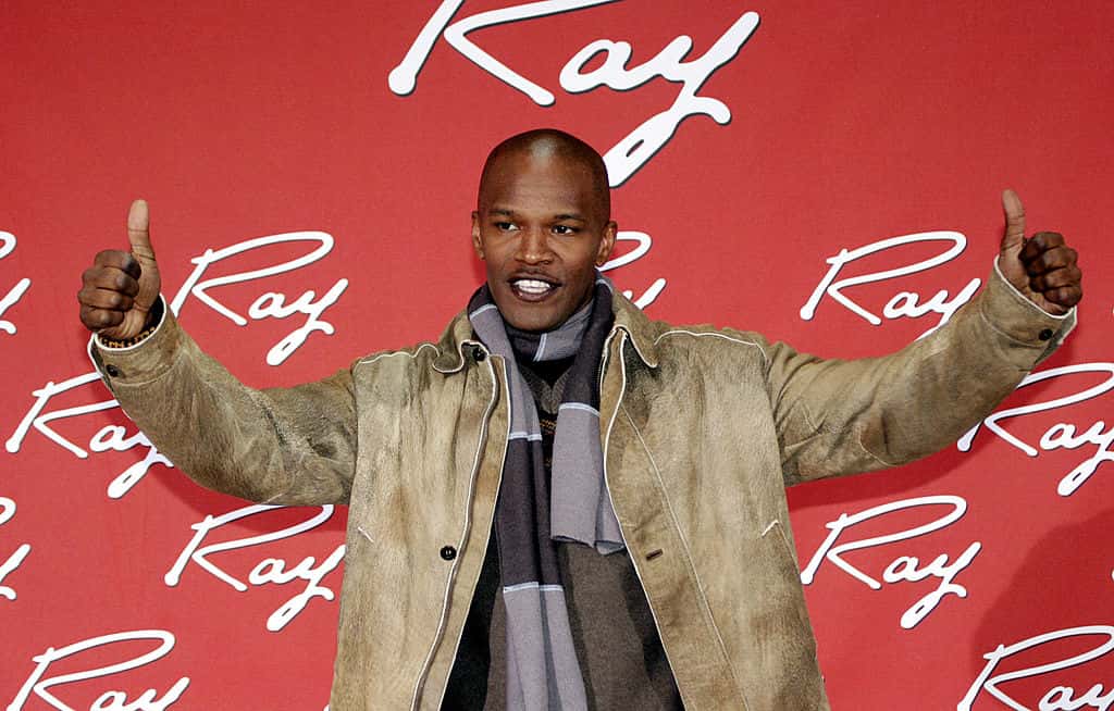 Actor Jamie Foxx poses at a photocall