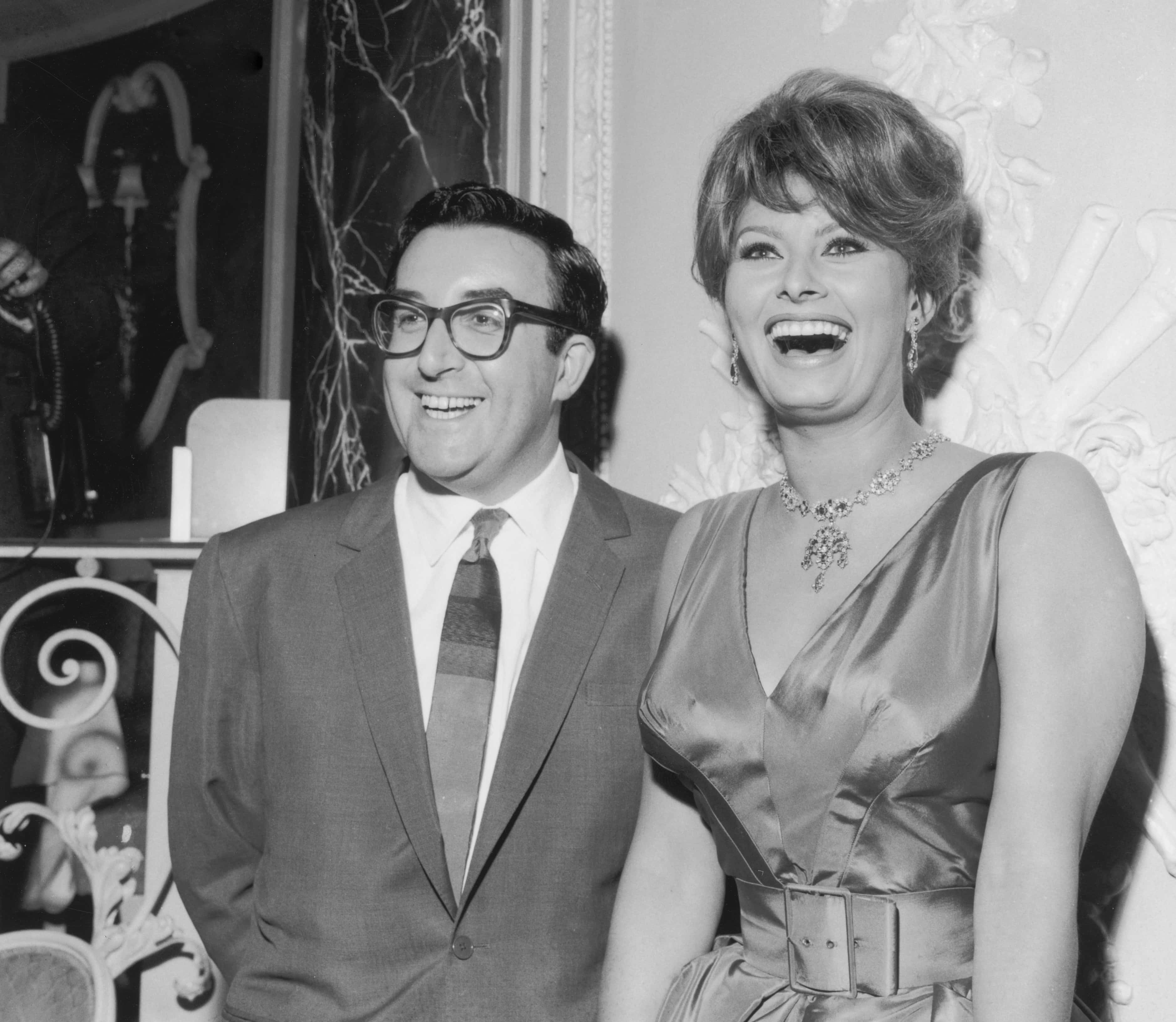 British actor Peter Sellers and Italian actress Sophia Loren