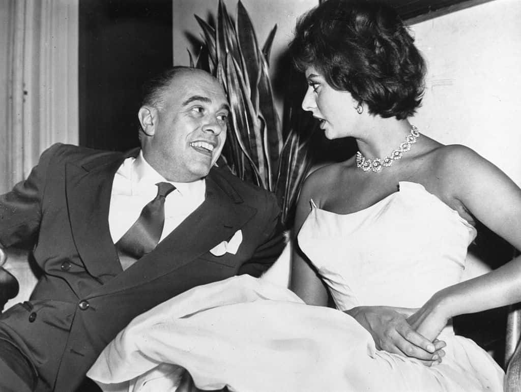 Loren, Sophia with husband Carlo Ponti