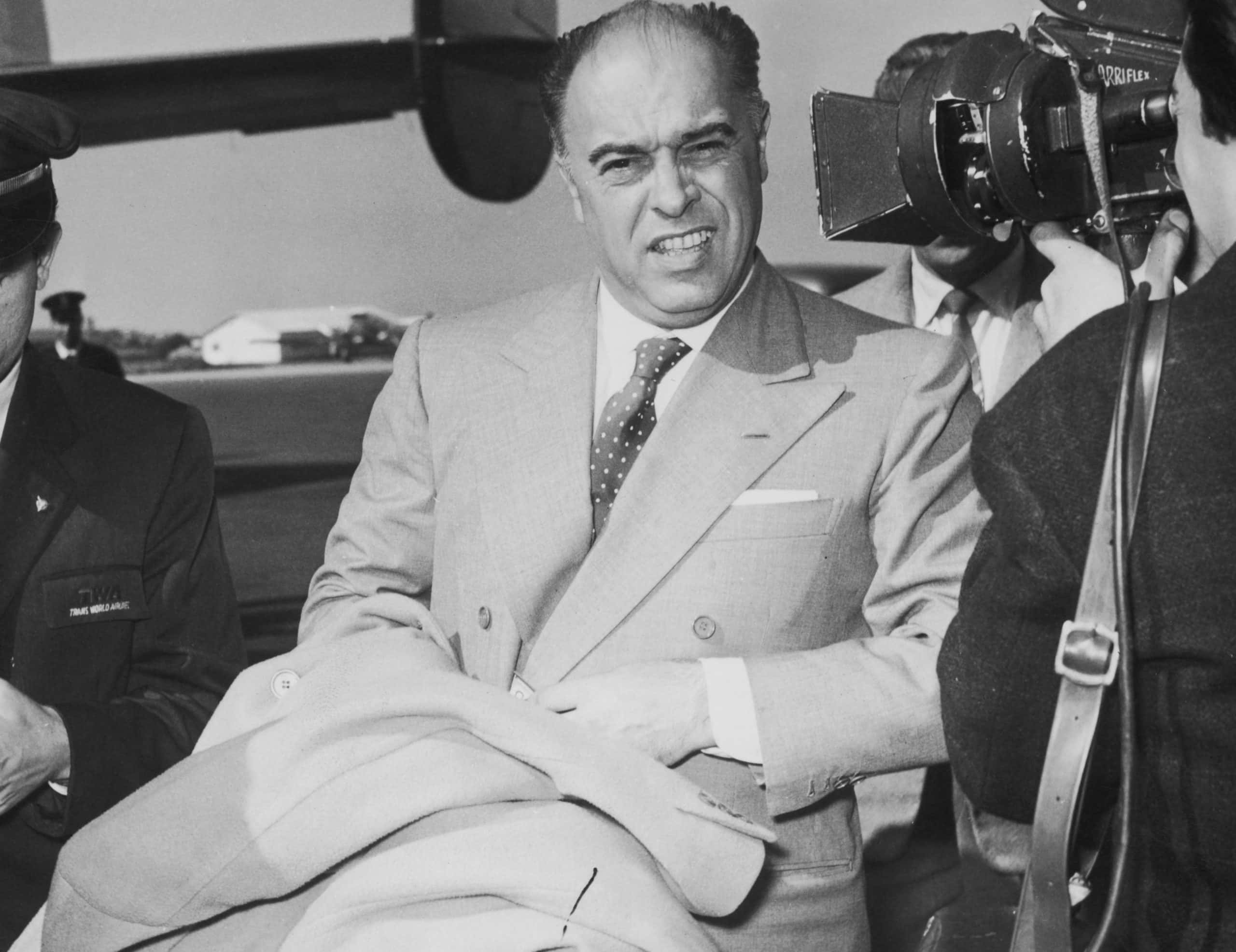 Italian film producer Carlo Ponti