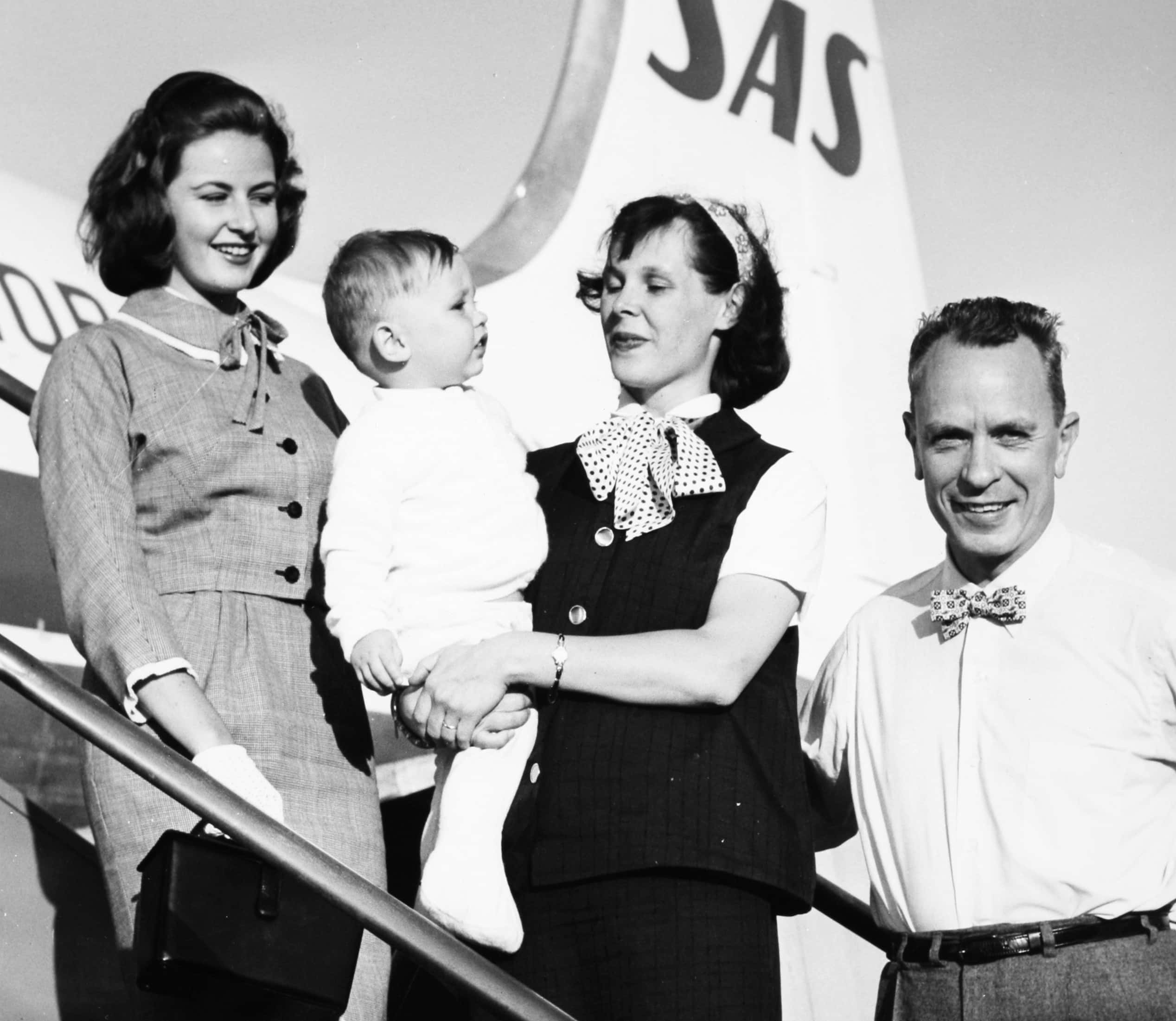 Ingrid Bergman and family 