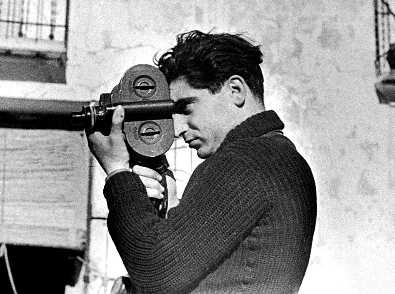 Photographer Robert Capa