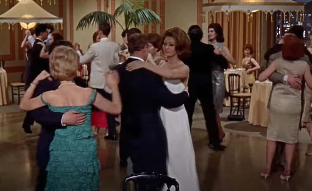 A screenshot of the movie A Countess from Hong Kong