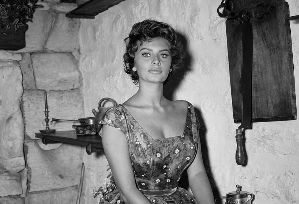 Sophia Loren in Bürgenstock in Switzerland