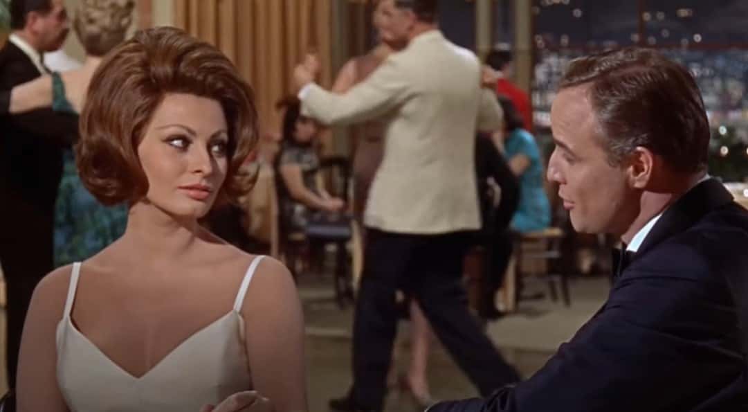 A screenshot of the movie A Countess from Hong Kong