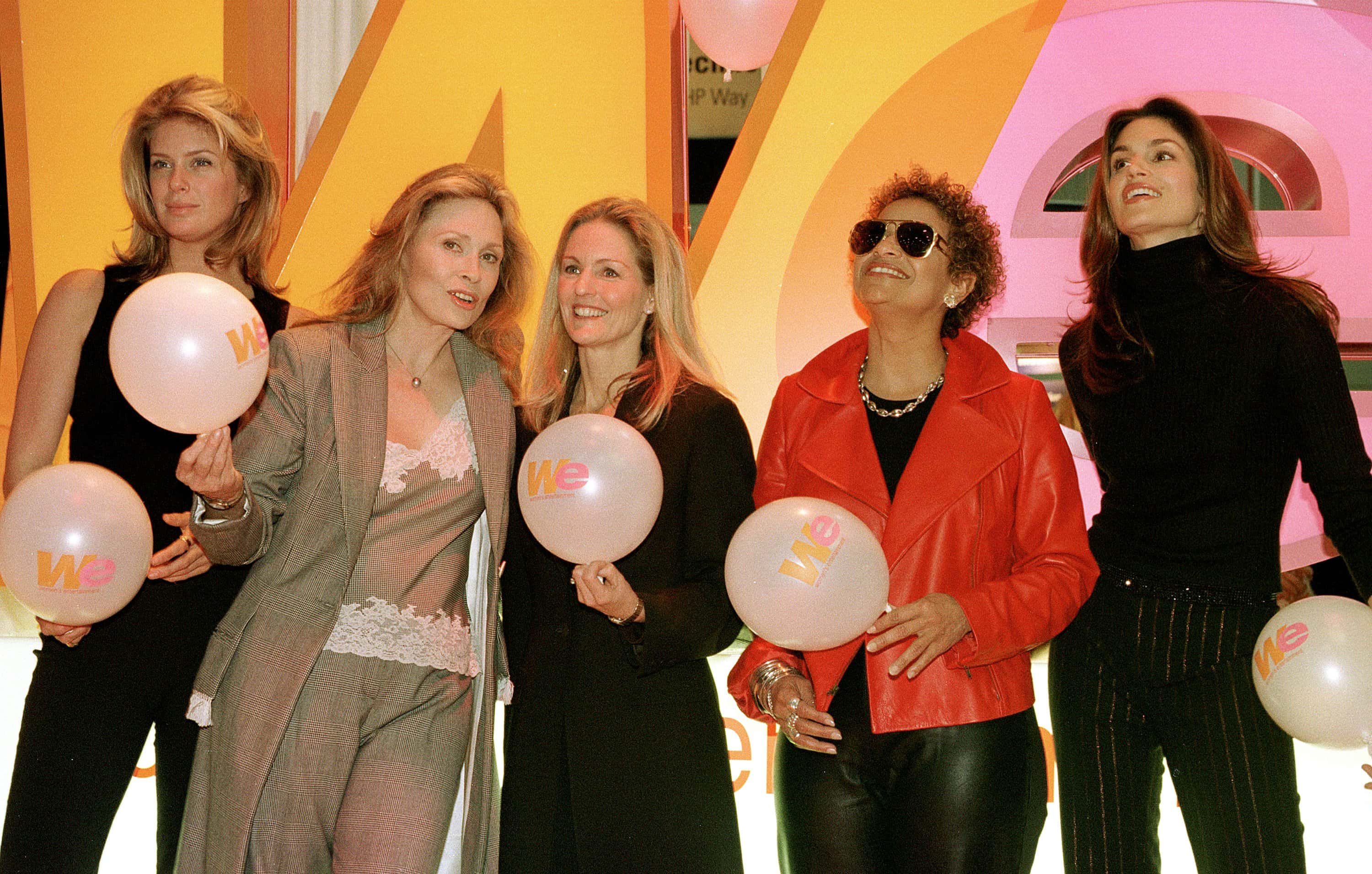Rachael Hunter, actress Faye Dunaway, AMC president Katie McEnroe, choreographer Debbie Allen and model/actress Cindy Crawford
