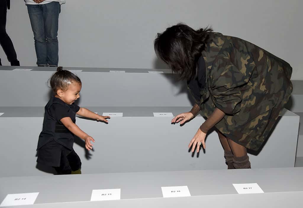 Kim Kardashian and daughter North