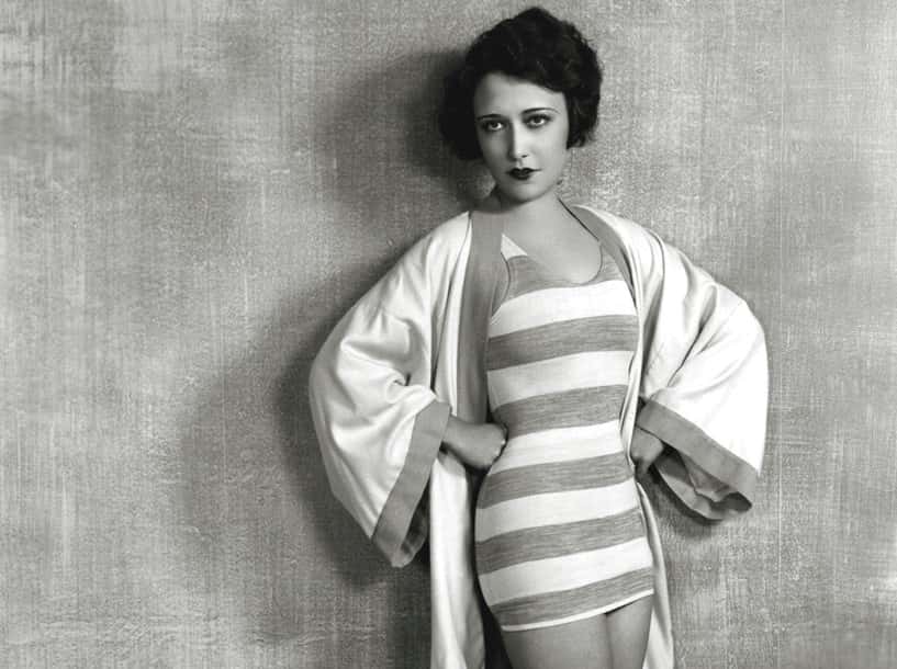 Dorothy Sebastian in swimming clothes