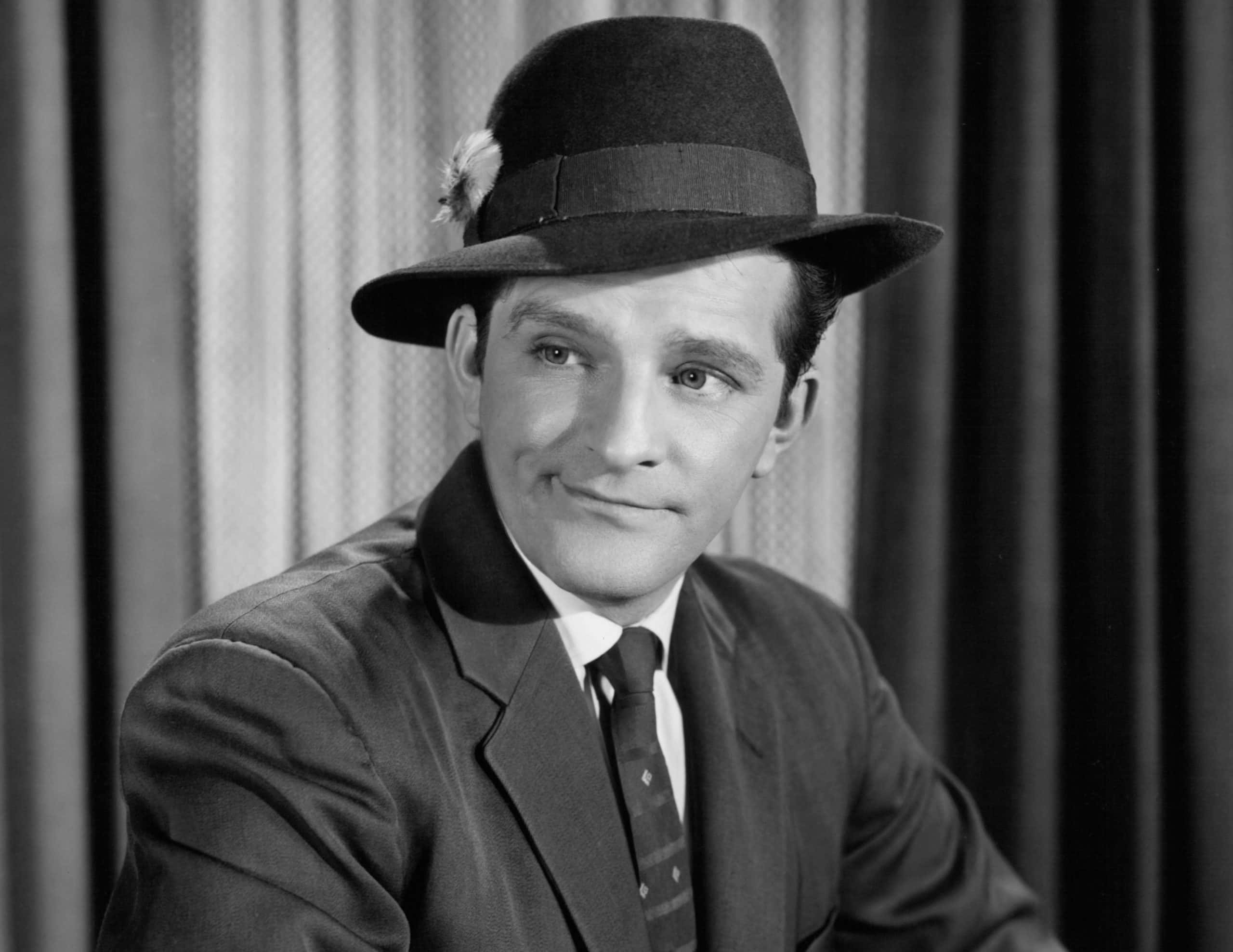 Stanley Clements sitting and looking to his right