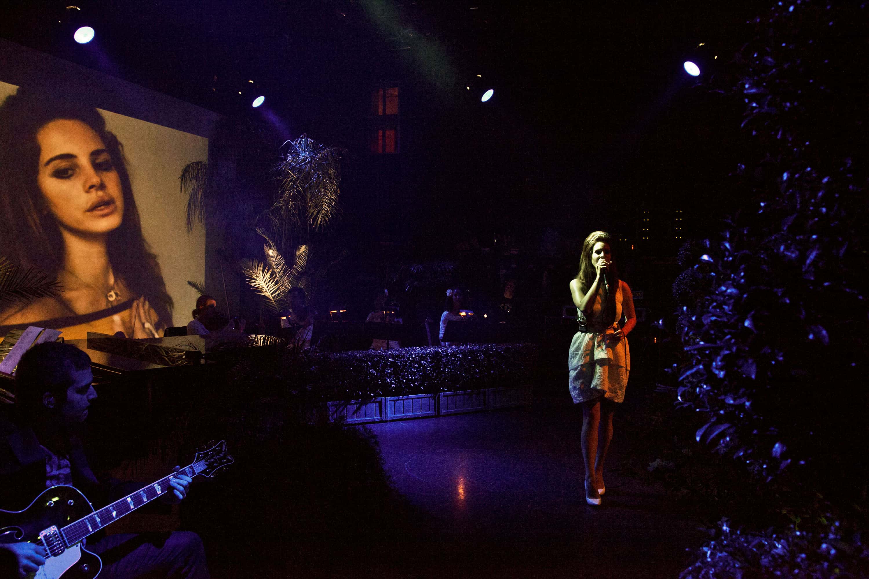 Lana Del Rey performs onstage at the El Ray Theatre on June 4, 2012 in Los Angeles, California. 