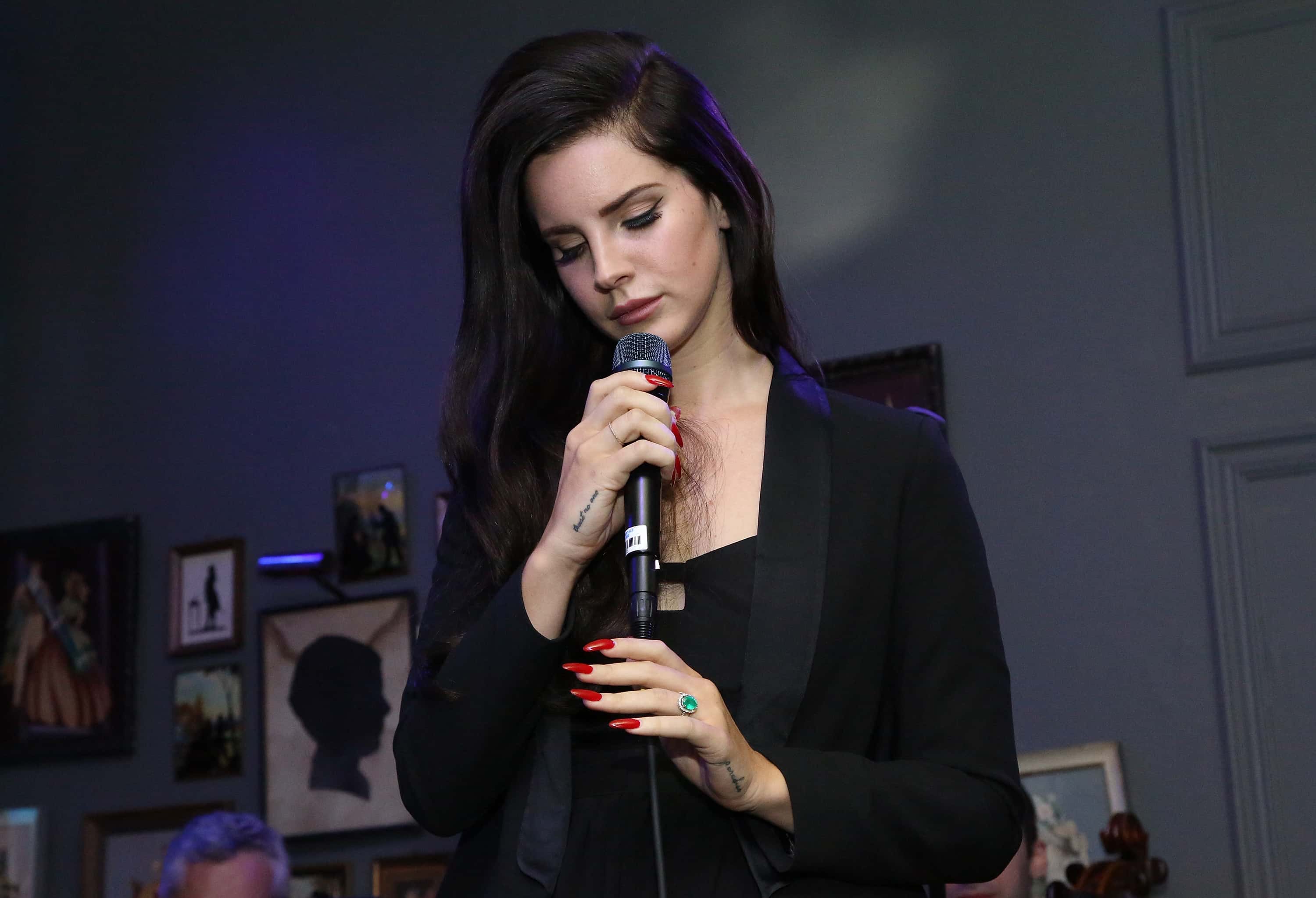 Lana Del Rey performs at H&M's private concert 