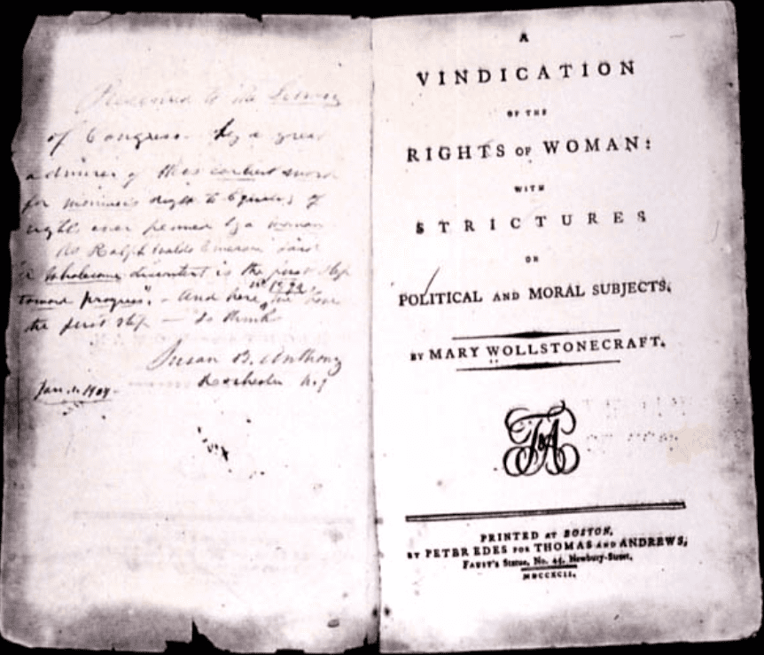 Mary Wollstonecraft Facts