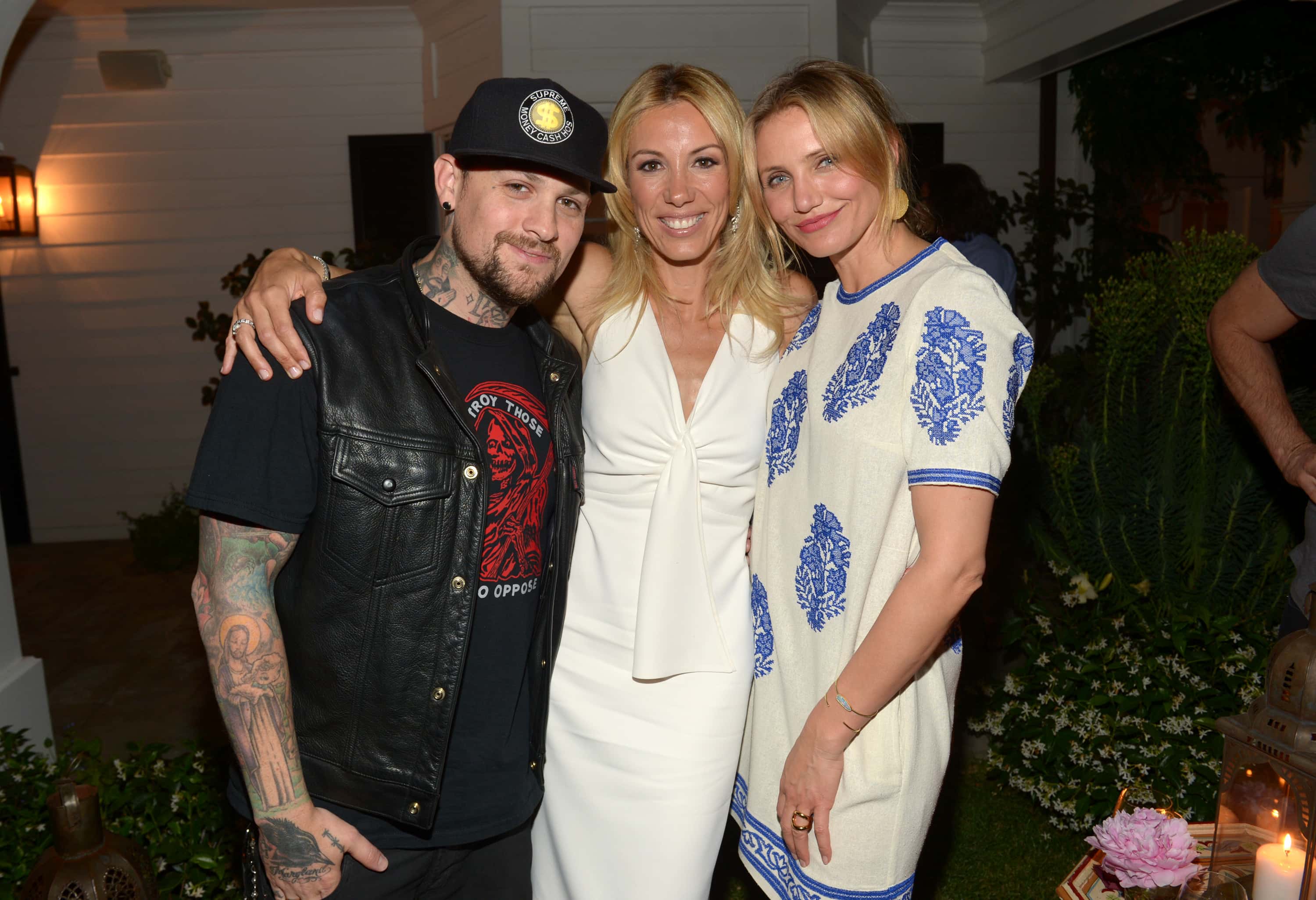 Benji Madden,Vicky Vlachonis, and actress Cameron Diaz