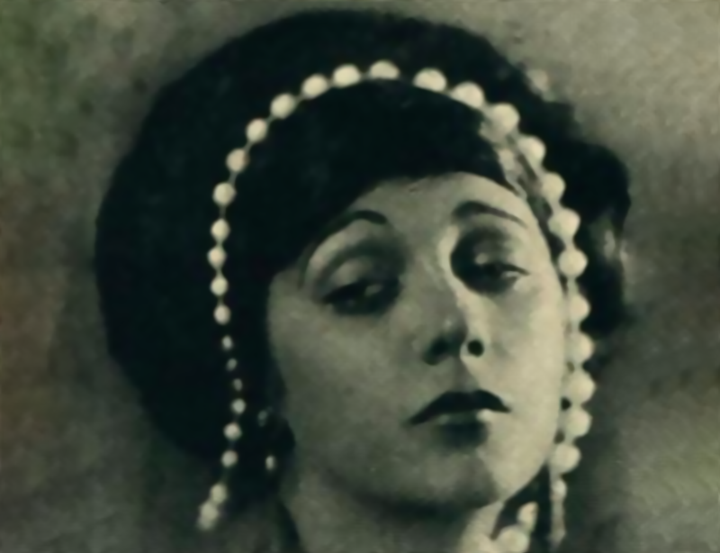 Barbara La Marr wearing hair jewels
