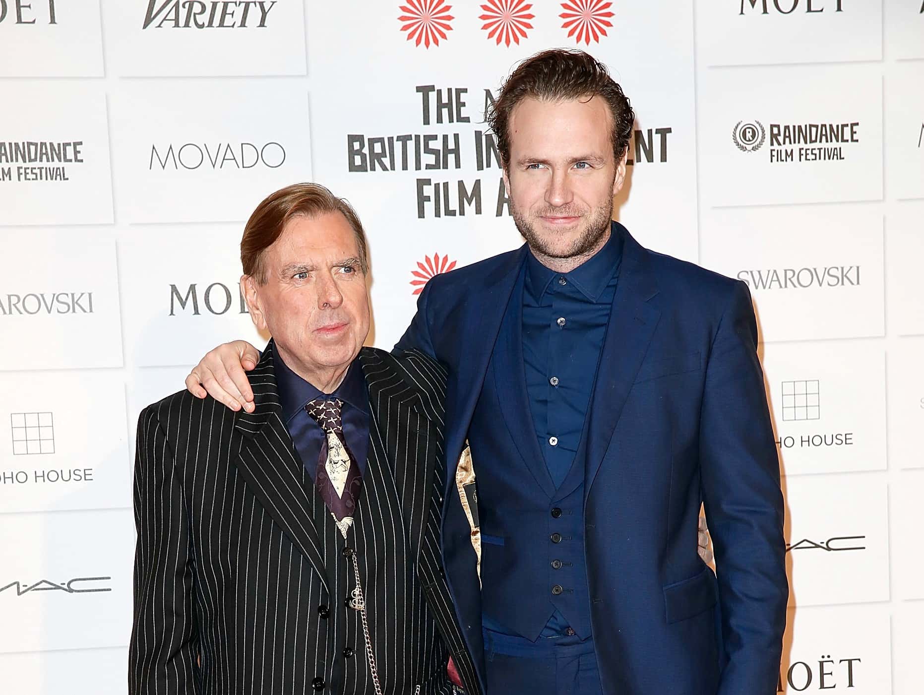 Timothy Spall and Rafe Spall attend The Moet British Independent Film Awards