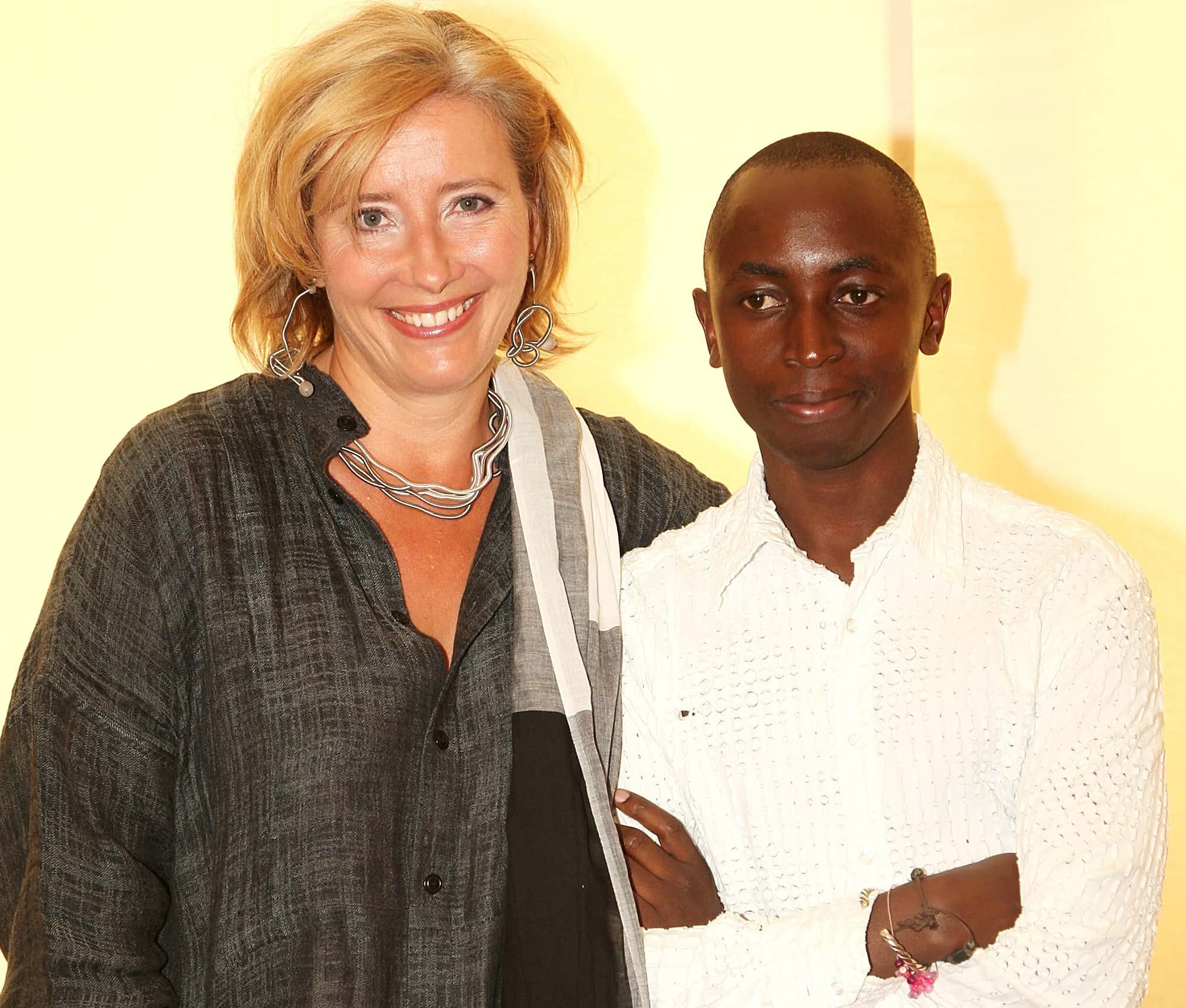 Actress Emma Thompson and her 'adopted' son Tindyebwa Agaba