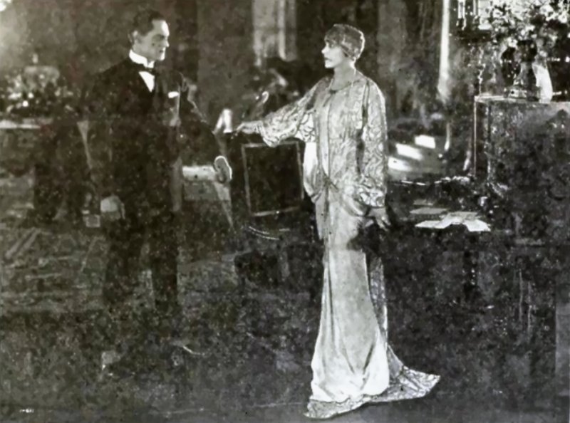 Barbara La Marr in dress