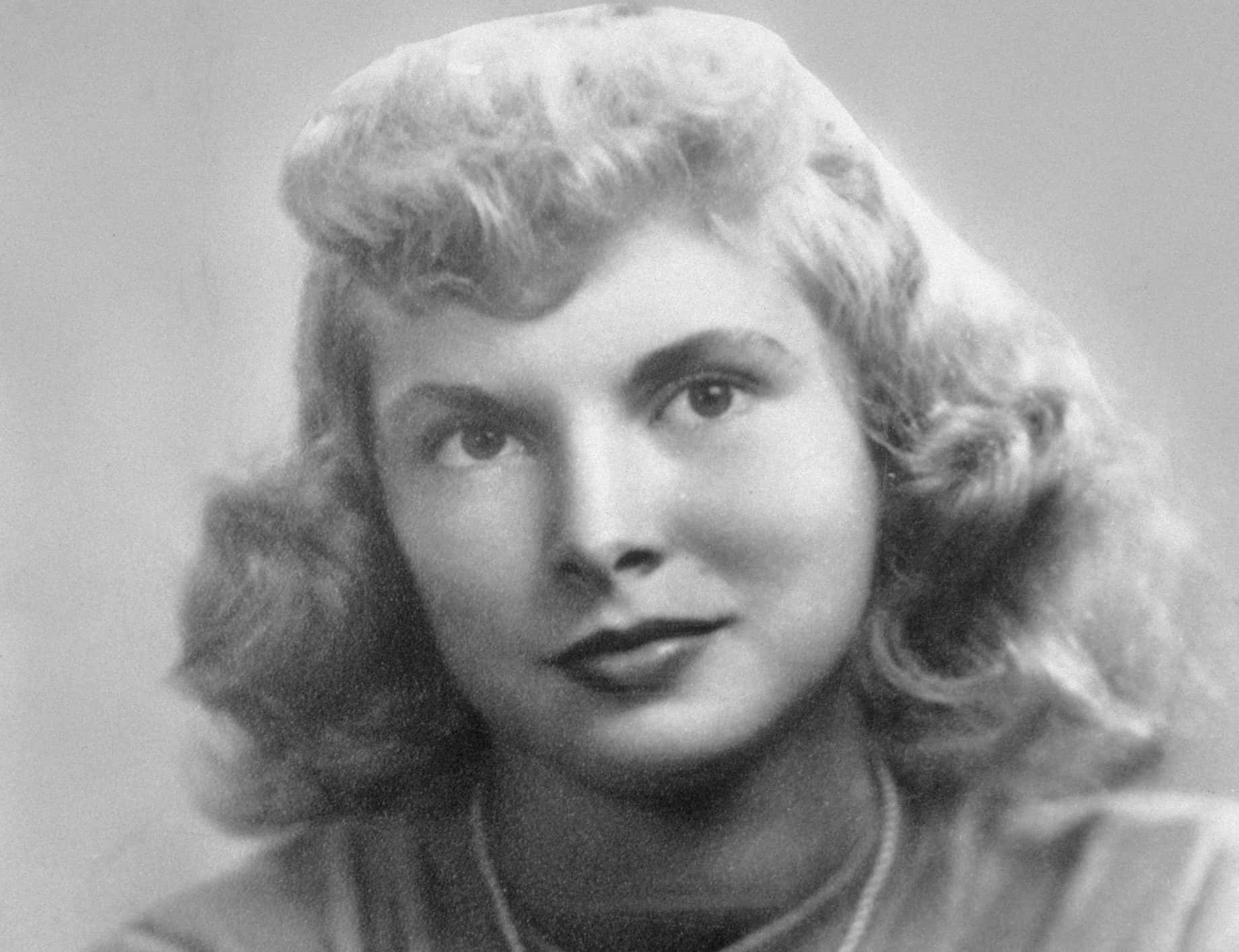 Janet Leigh as a teenager