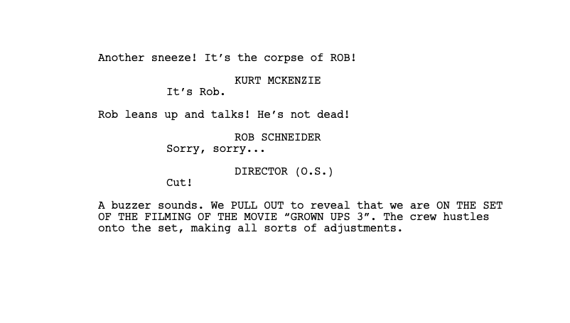 Grown Ups 3 Editorial