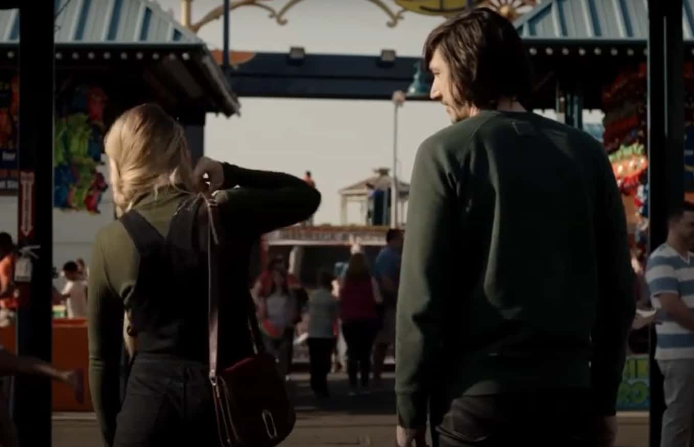 A visually captivating still taken from a pivotal moment in the television series Girls (2012–2017)