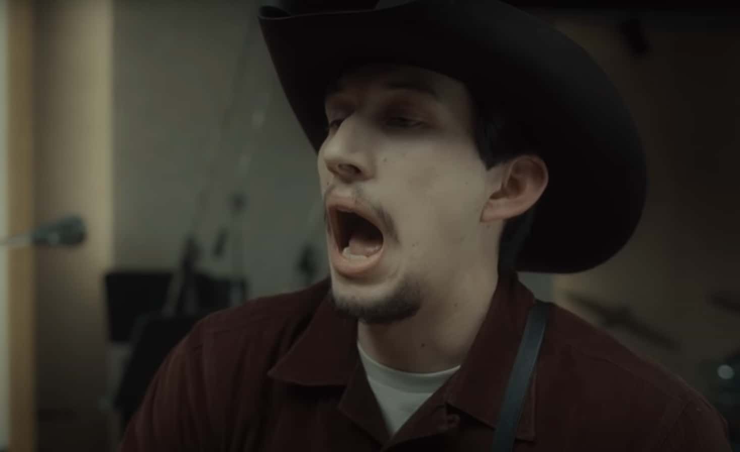 A visually captivating still taken from a pivotal moment in the film Inside Llewyn Davis (2013)