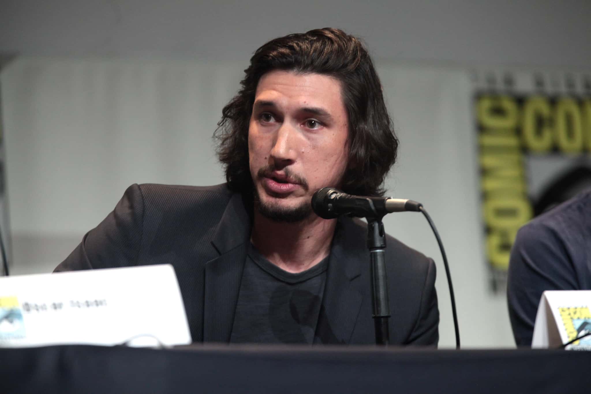 Adam Driver speaking at the 2015 San Diego Comic Con International
